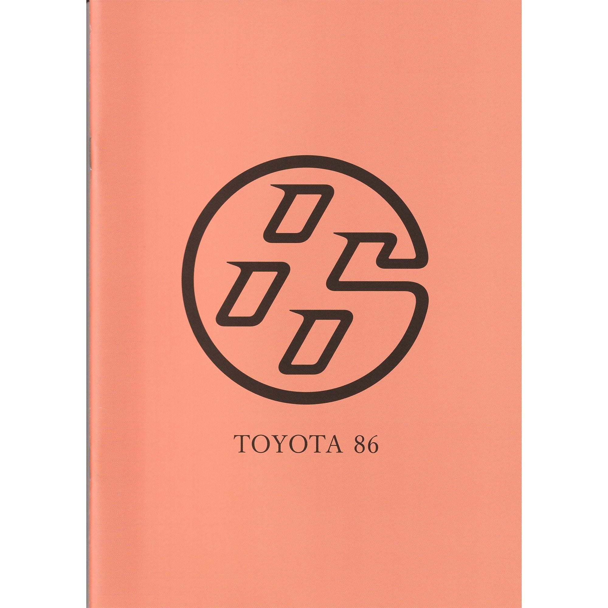 New Retro 2003 JDM Japan Toyota 86 Manufacturer Catalog Brochure Set - Sugoi JDM