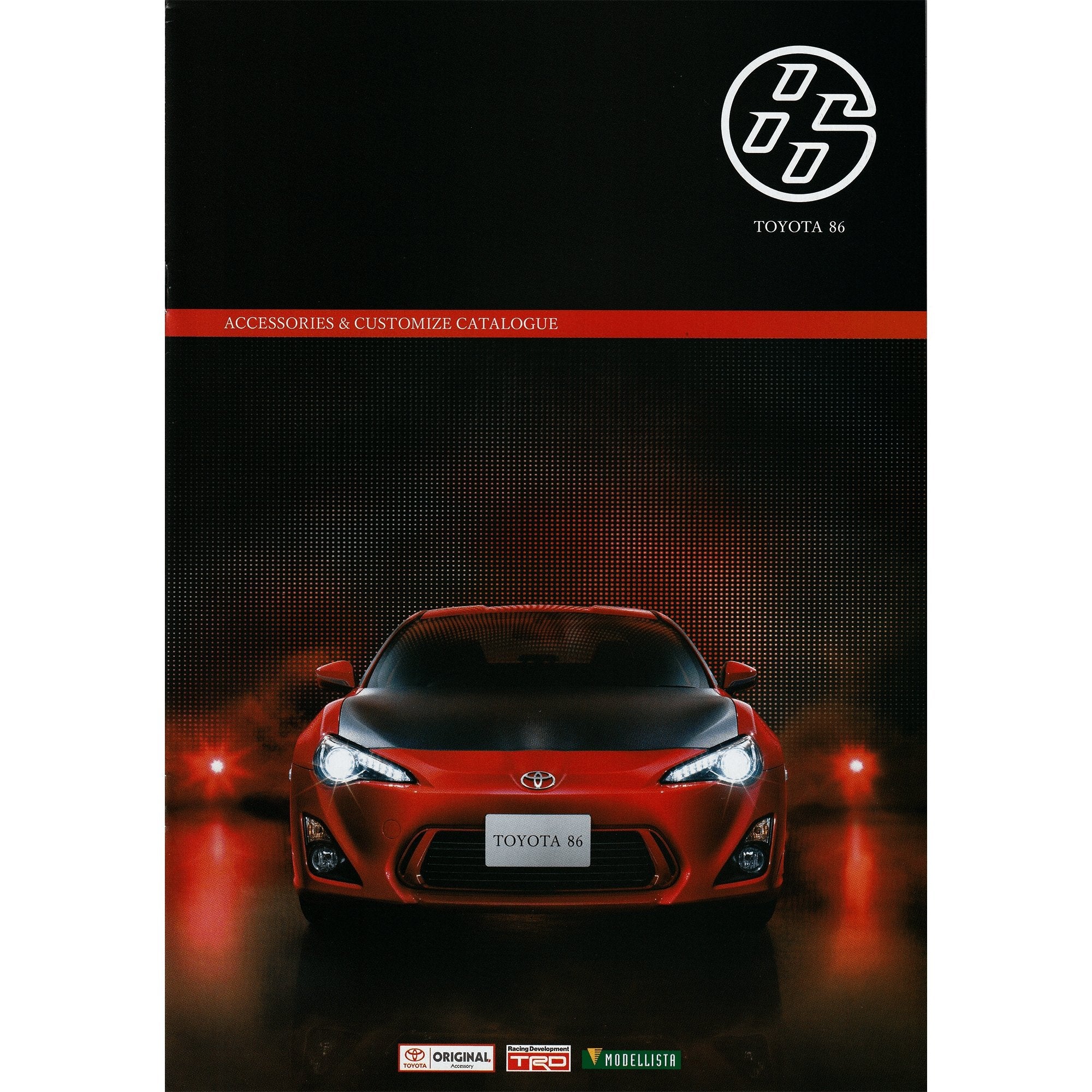 New Retro 2003 JDM Japan Toyota 86 Manufacturer Catalog Brochure Set - Sugoi JDM