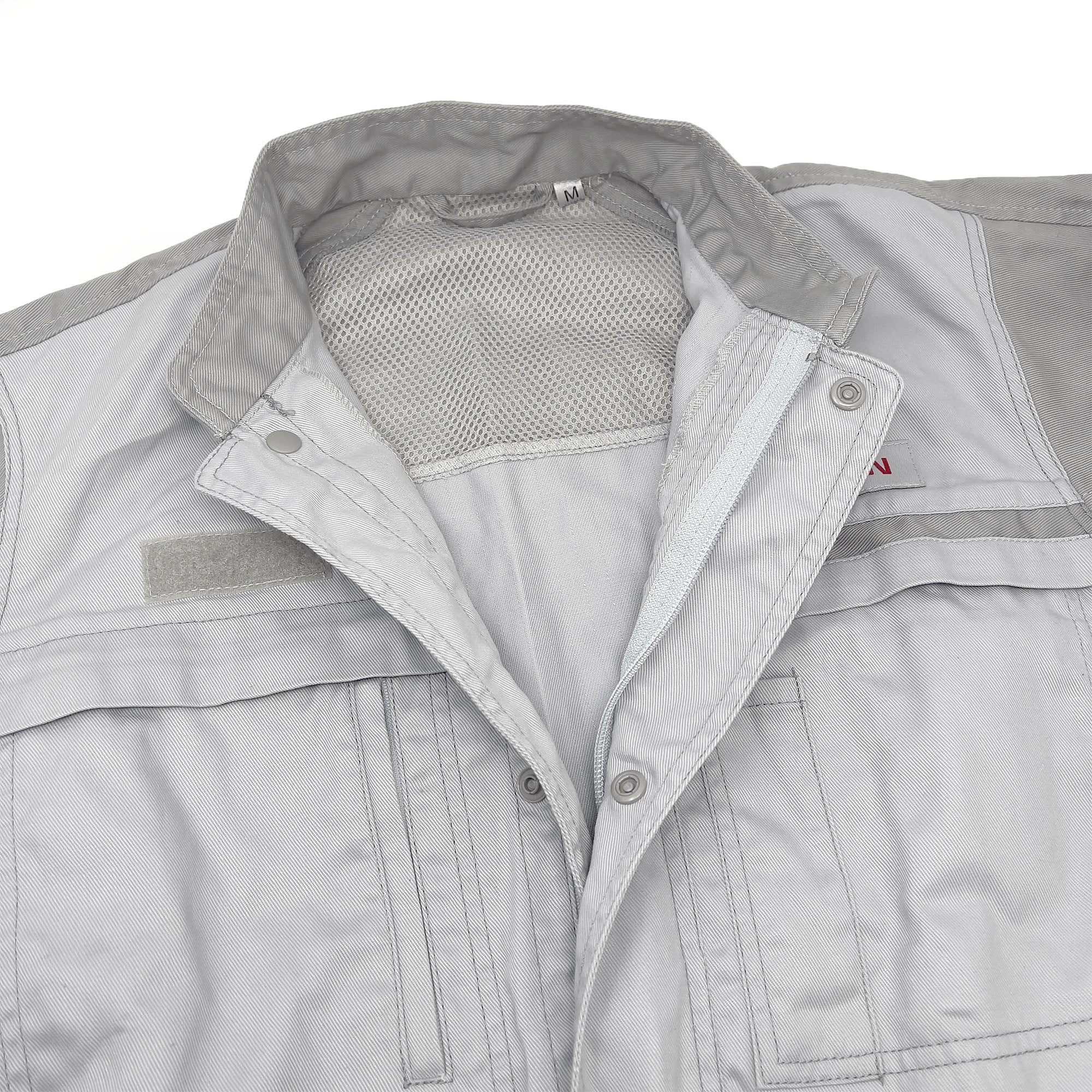 New Retro Japan JDM Nissan Tsunagi Mechanics Coverall Uniform Grey - Sugoi JDM