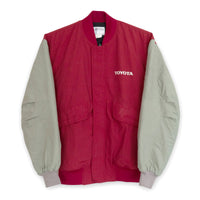 New Retro Japan JDM Toyota Tecno Mechanics Uniform Jacket Red - Sugoi JDM