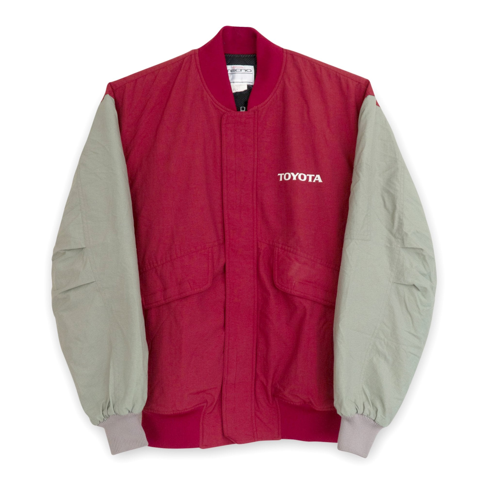 New Retro Japan JDM Toyota Tecno Mechanics Uniform Jacket Red - Sugoi JDM