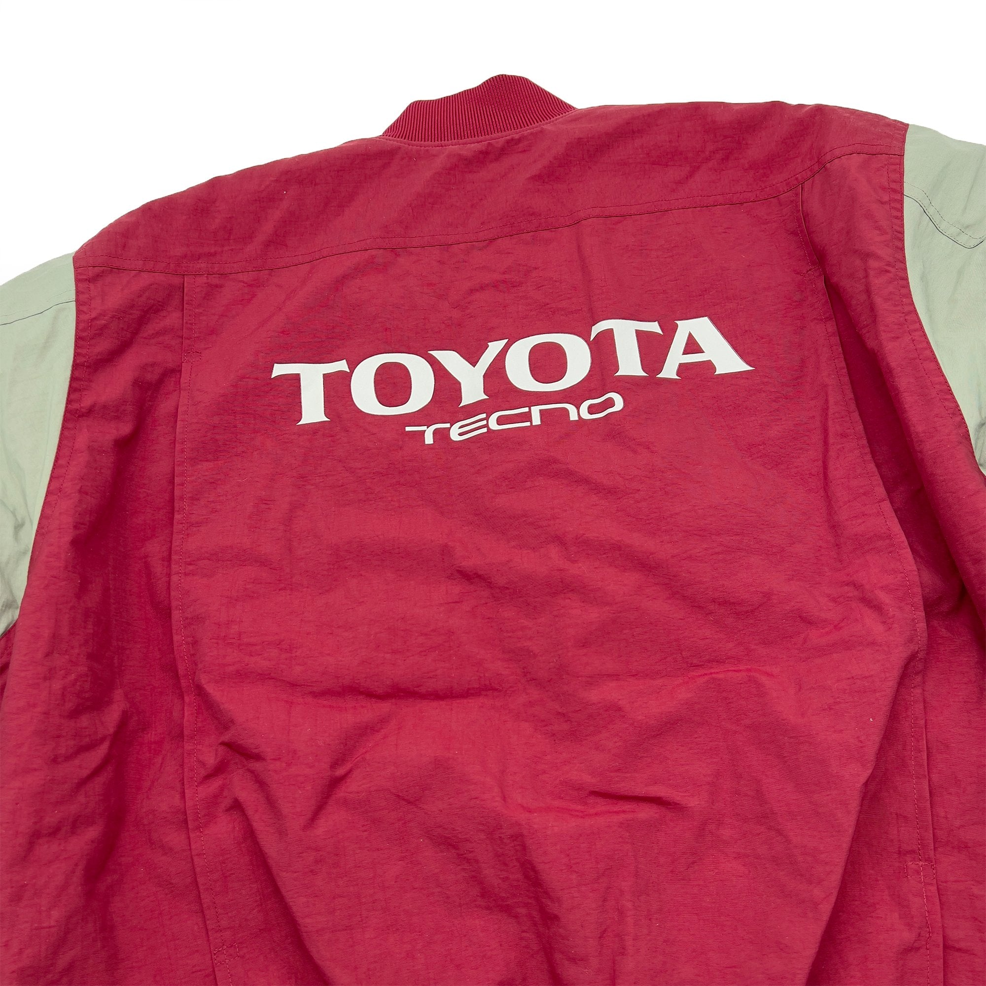 New Retro Japan JDM Toyota Tecno Mechanics Uniform Jacket Red - Sugoi JDM