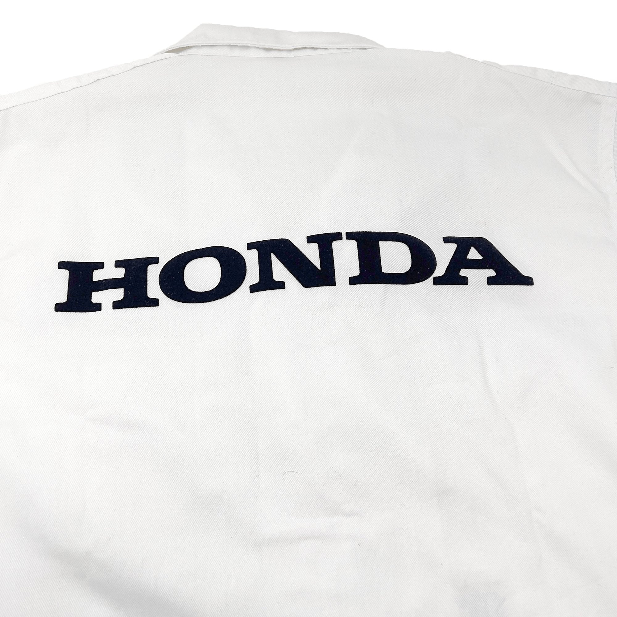 New Retro JDM Honda Primo Excellent Mechanic Jacket And Pants Set White - Sugoi JDM