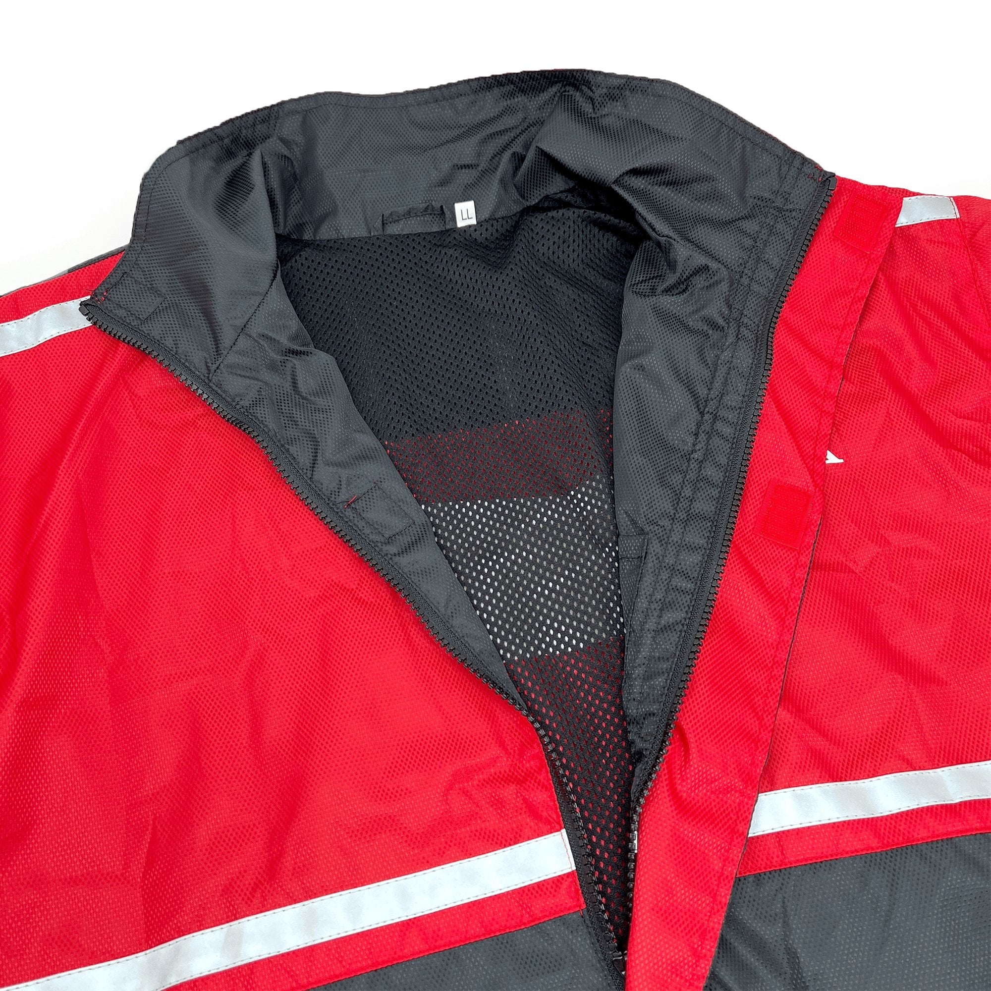 New Retro JDM Japan Honda Racing Staff Summer Batting Jacket Red - Sugoi JDM