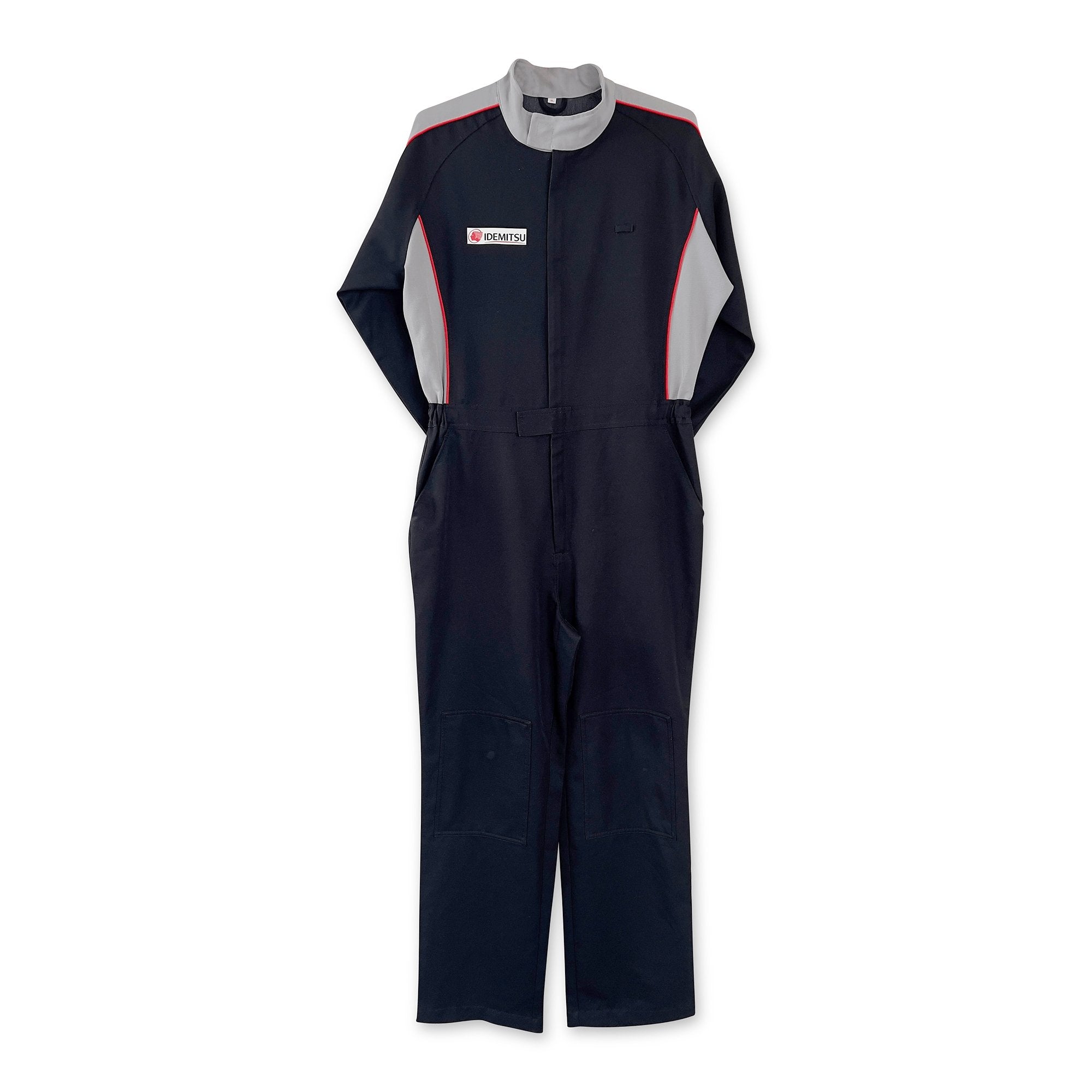 New Retro JDM Japan Idemitsu Oil Mechanic Coveralls Jumpsuit Tsunagi Black - Sugoi JDM