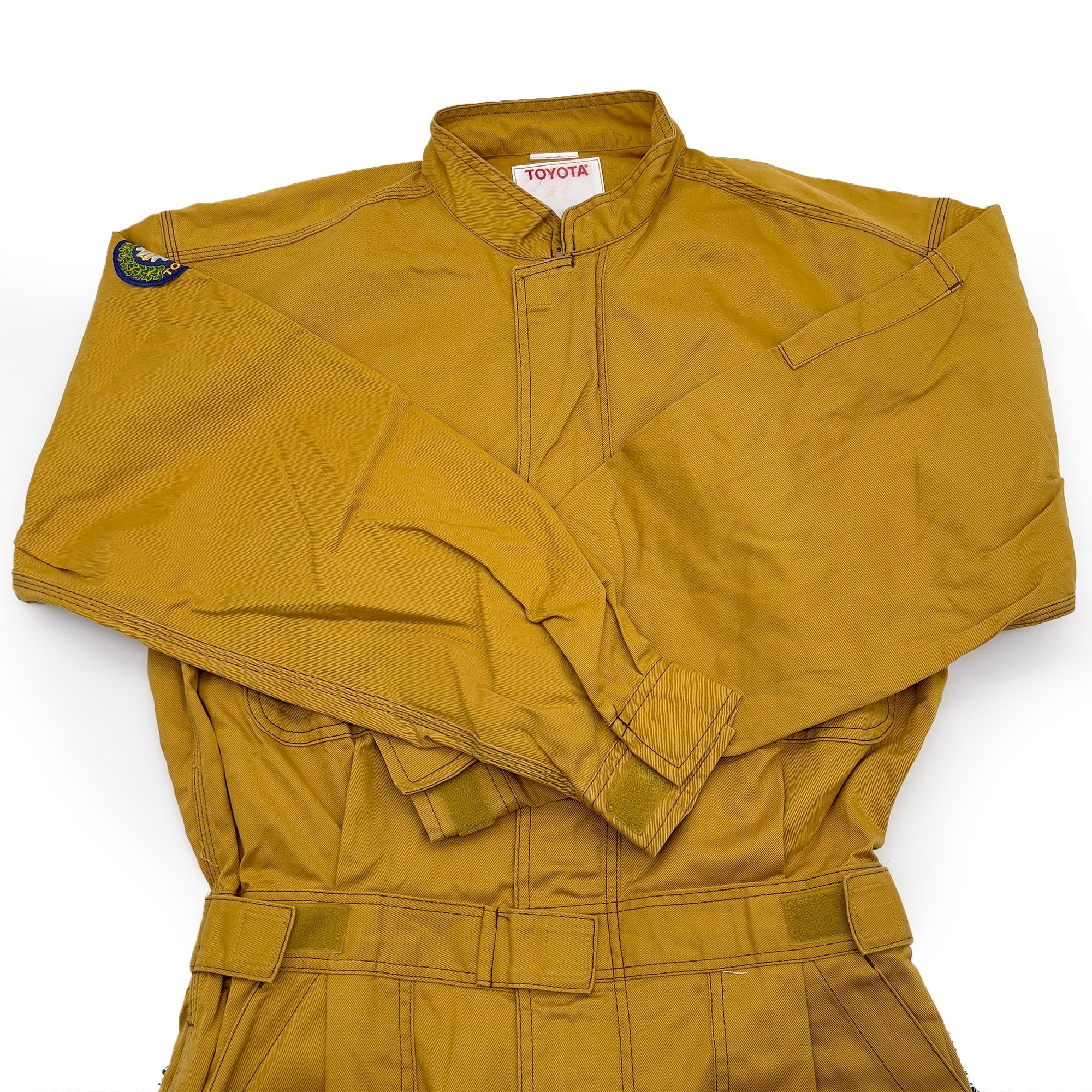 New Retro JDM Toyota Japan Automotive Engineering College Coveralls Tsunagi Brown - Sugoi JDM