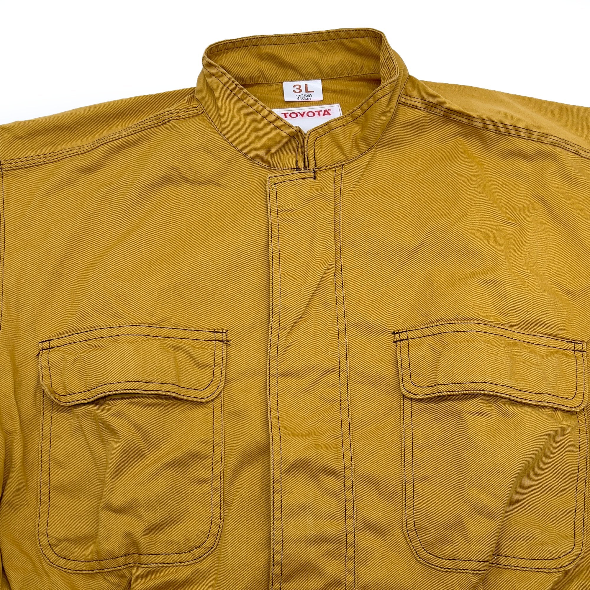 New Retro JDM Toyota Japan Automotive Engineering College Coveralls Tsunagi Brown - Sugoi JDM