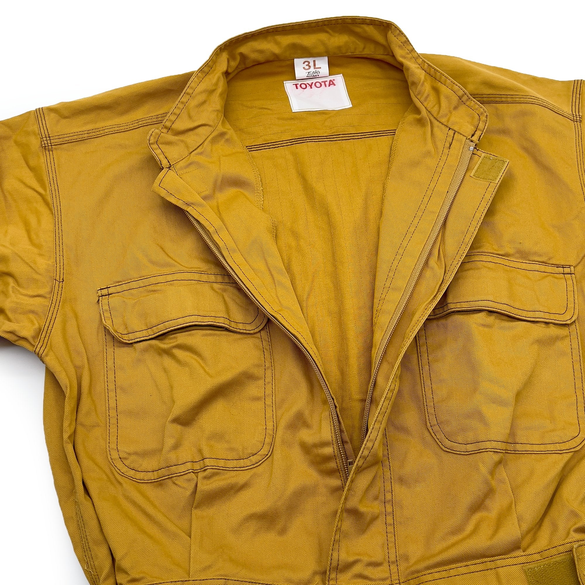 New Retro JDM Toyota Japan Automotive Engineering College Coveralls Tsunagi Brown - Sugoi JDM