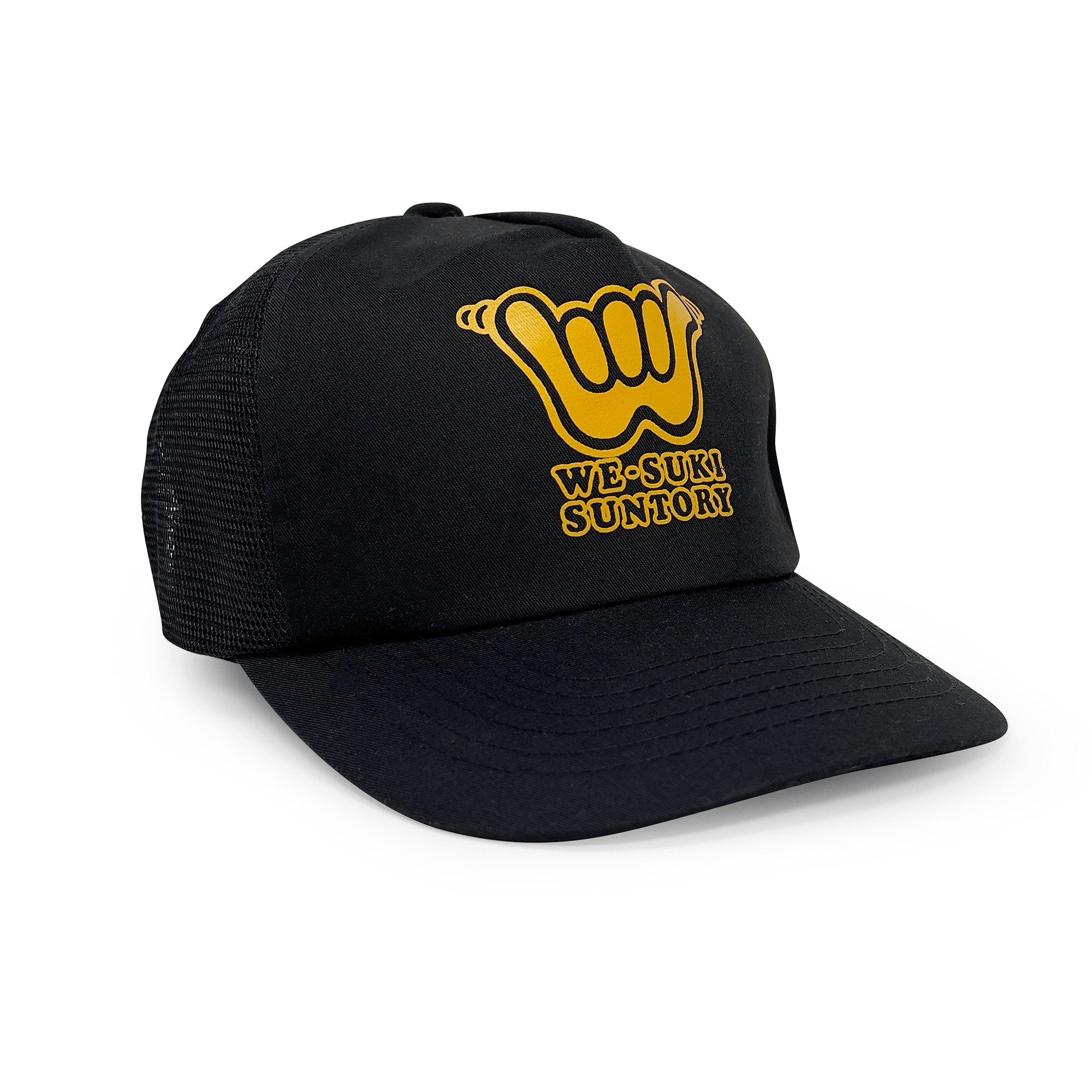 New Retro Limited Edition Japan We-Suki Suntory Snapback Hat Cap Black - Sugoi JDM