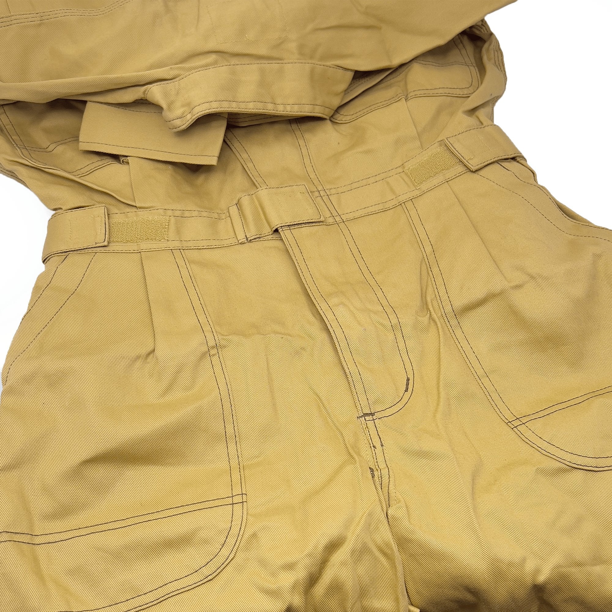 New Vintage Japan Showa Era Toyota Tecno Coveralls Tsunagi Jumpsuit Brown - Sugoi JDM