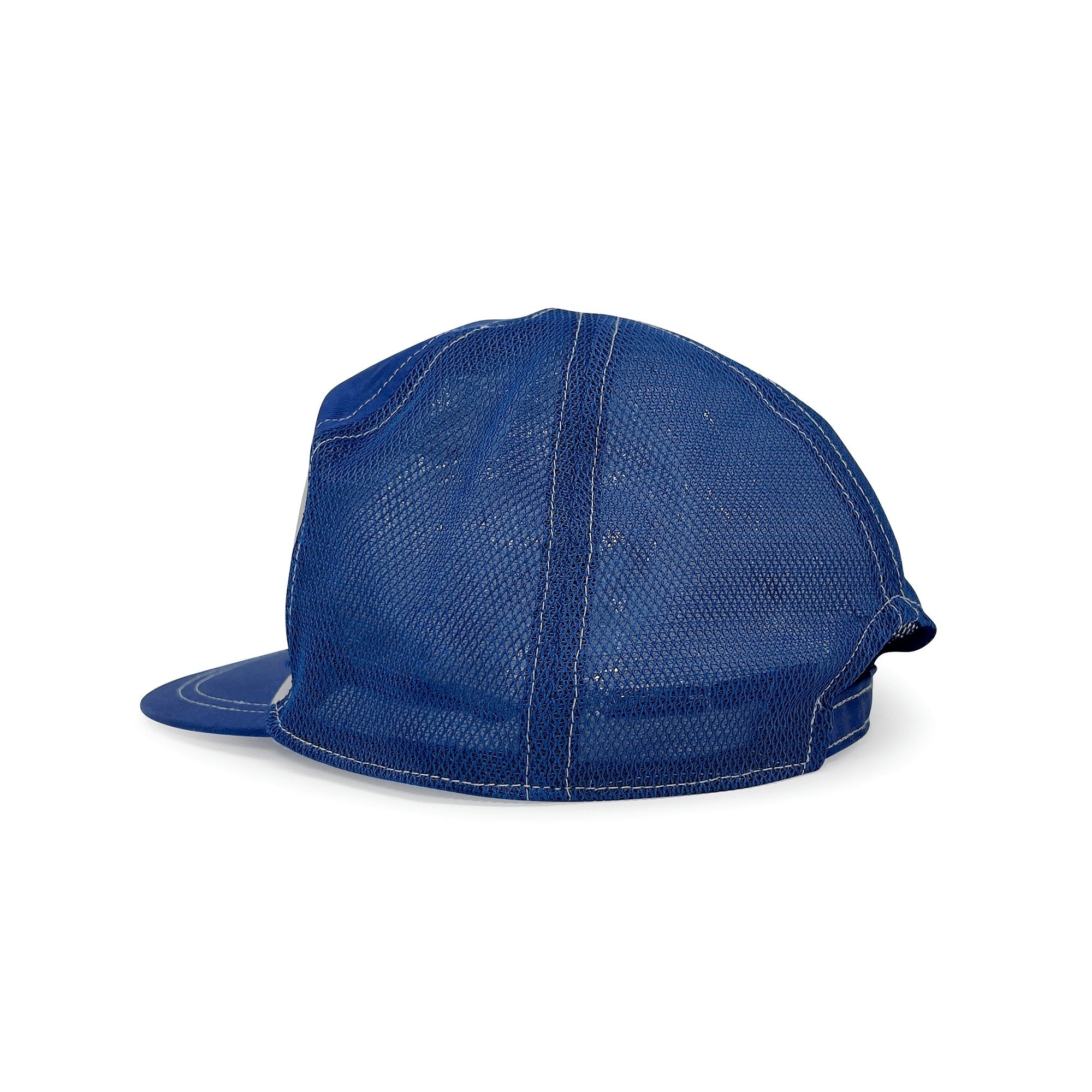 New Vintage Japanese JDM Nissan Stage Mechanic Uniform Mesh Hat Cap Blue - Sugoi JDM