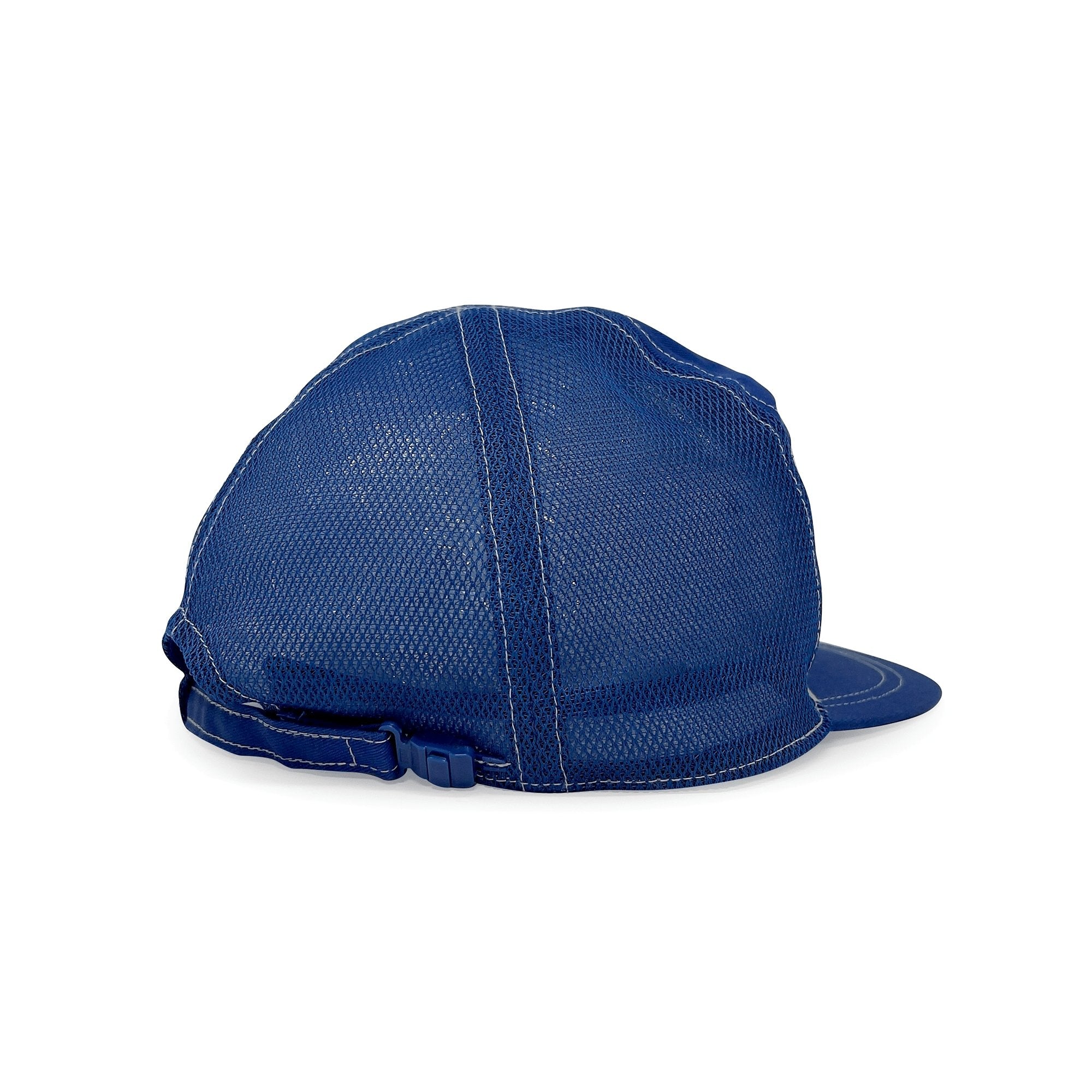 New Vintage Japanese JDM Nissan Stage Mechanic Uniform Mesh Hat Cap Blue - Sugoi JDM