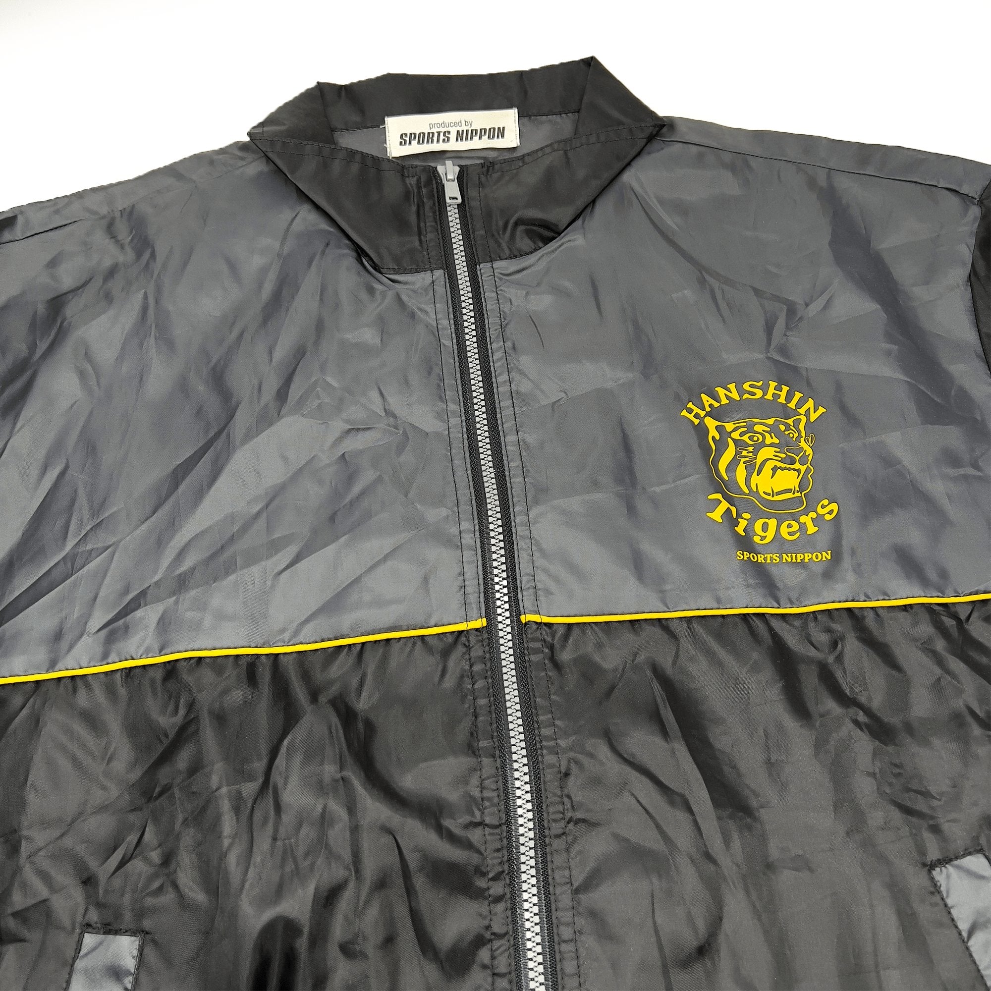 New Vintage NPB Japan Hanshin Tigers Promotional Jacket 2008 Black - Sugoi JDM