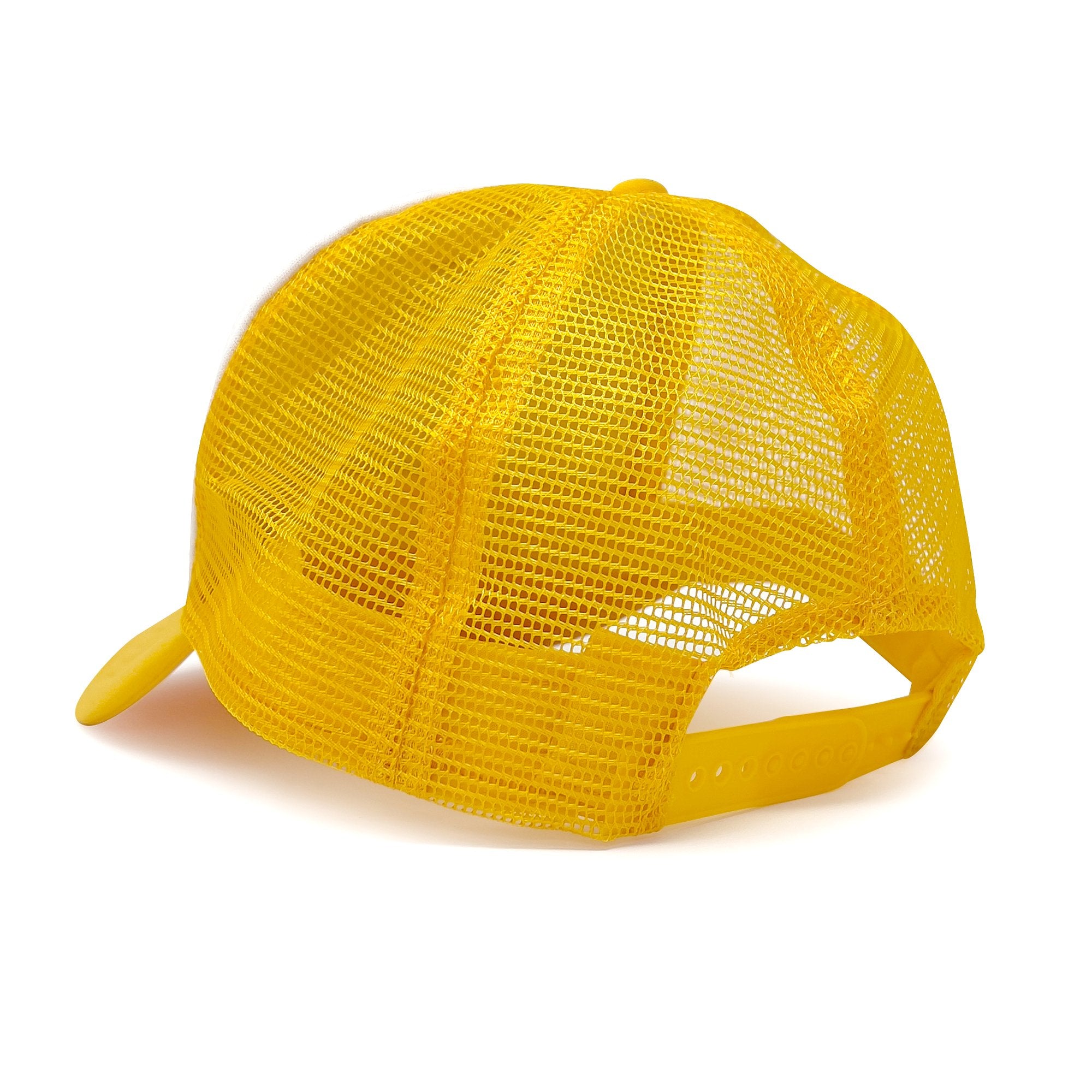 New Vintage NPB Japanese Baseball Fukuoka Daiei Hawks Trucker Hat Yellow - Sugoi JDM