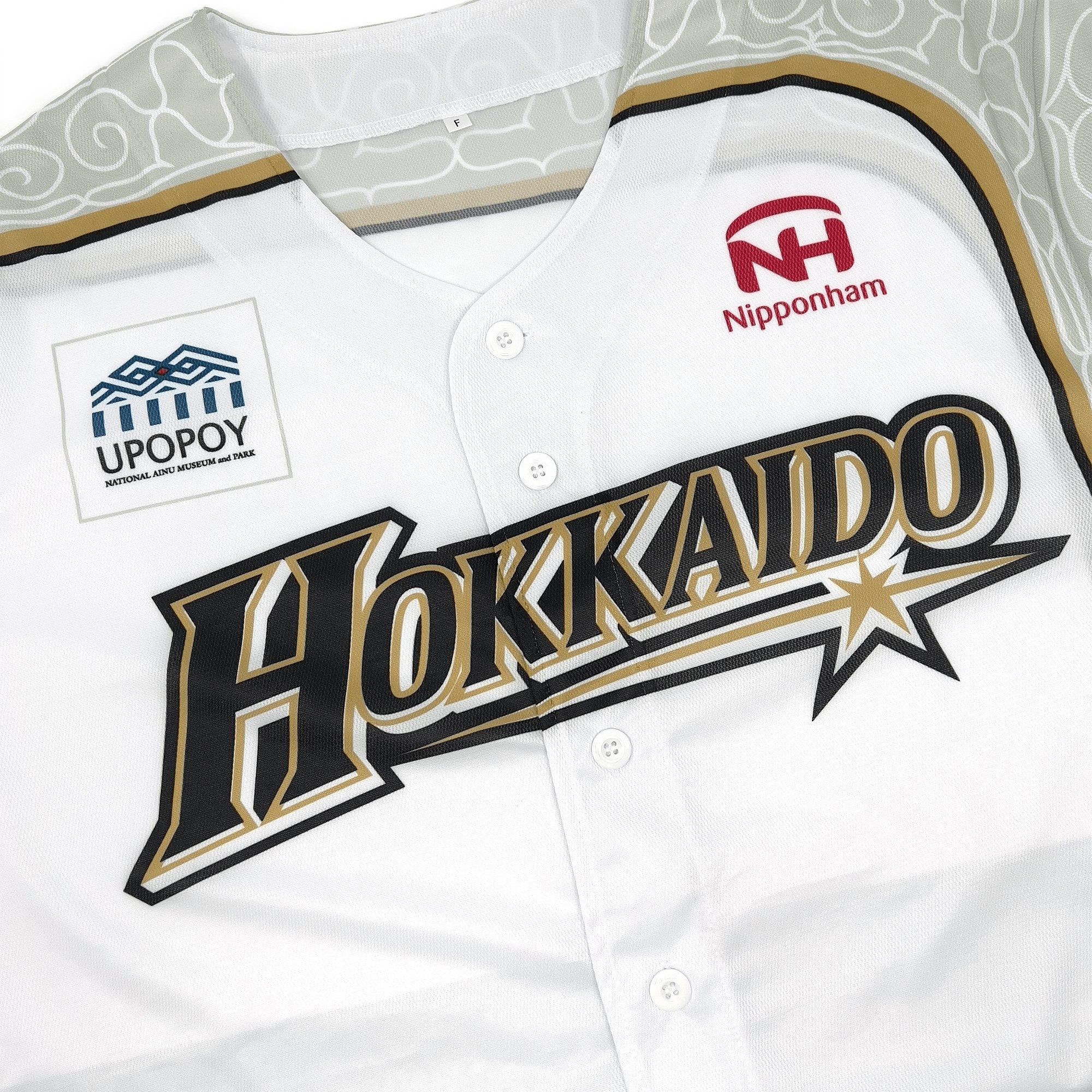 Official Japan Hokkaido Nippon Ham Fighters Team Fan Club Light Jersey White - Sugoi JDM