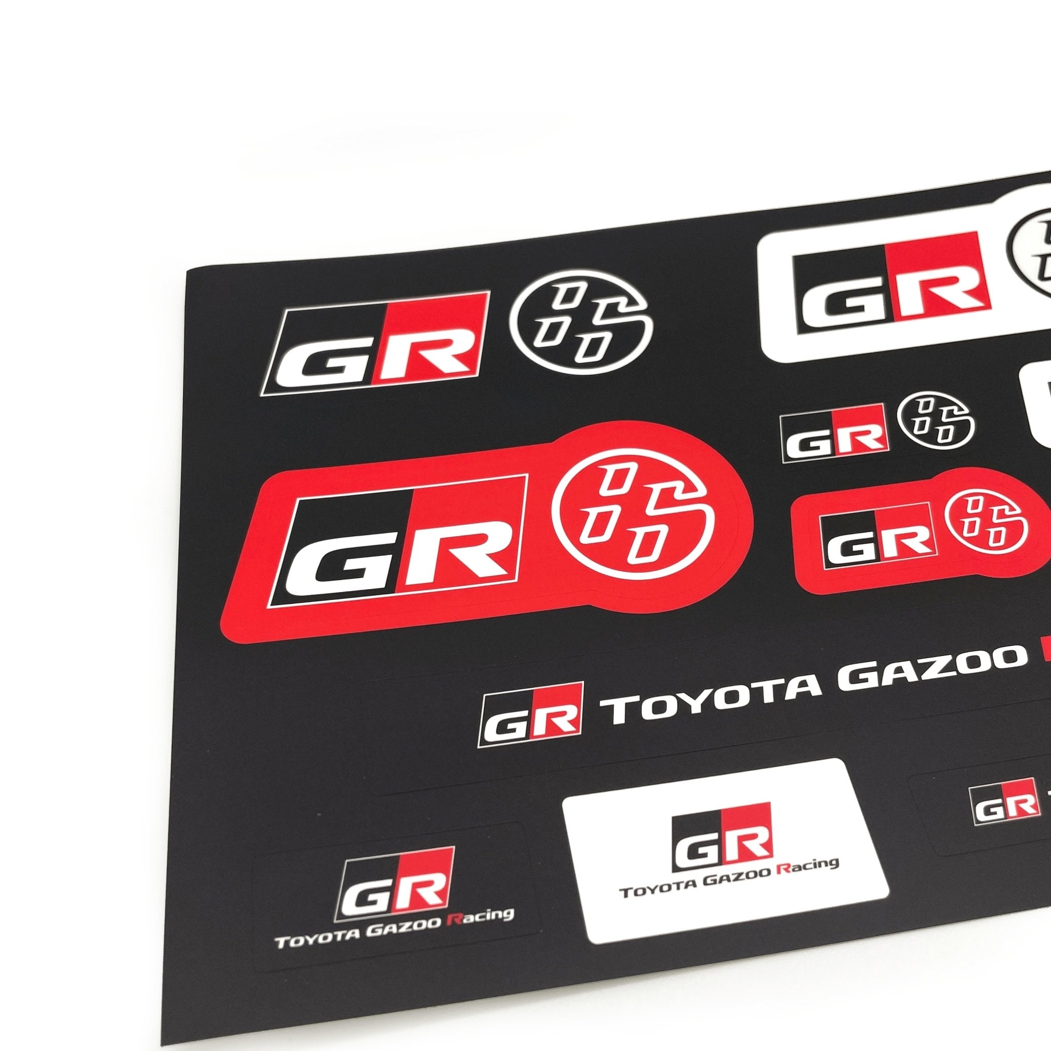 Official Promotional JDM Japan Toyota Gazoo Racing GR86 Sticker Pack - Sugoi JDM