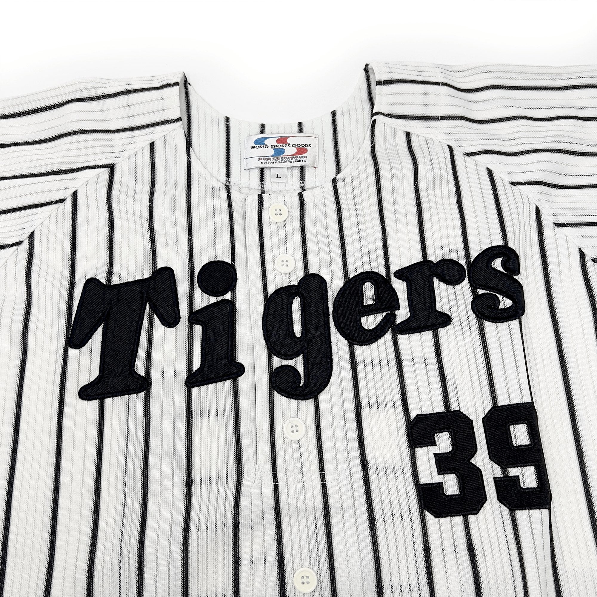 Official Retro 2003 Japan Hanshin Tigers Akihiro Yano Baseball Knit Jersey #39 - Sugoi JDM