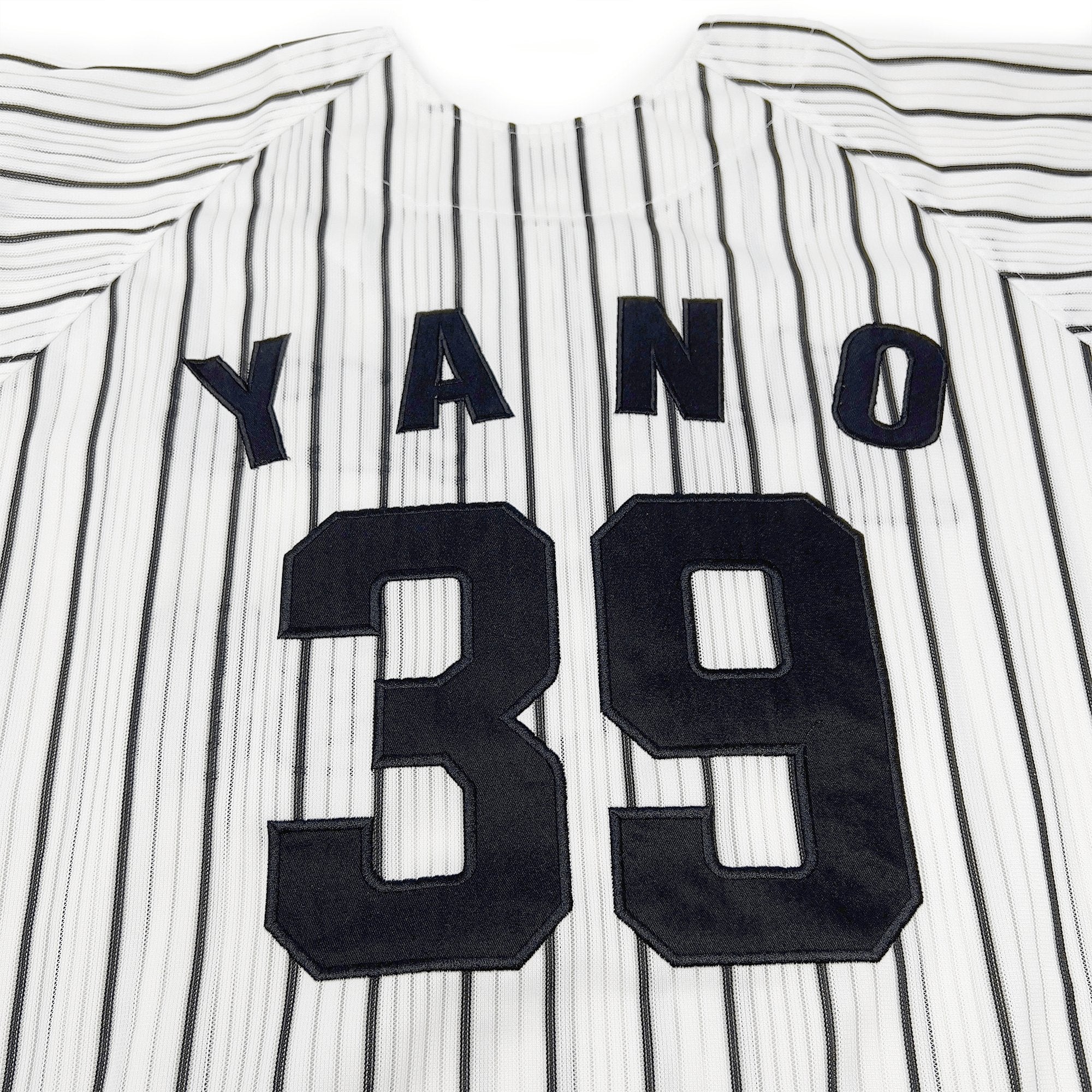 Official Retro 2003 Japan Hanshin Tigers Akihiro Yano Baseball Knit Jersey #39 - Sugoi JDM