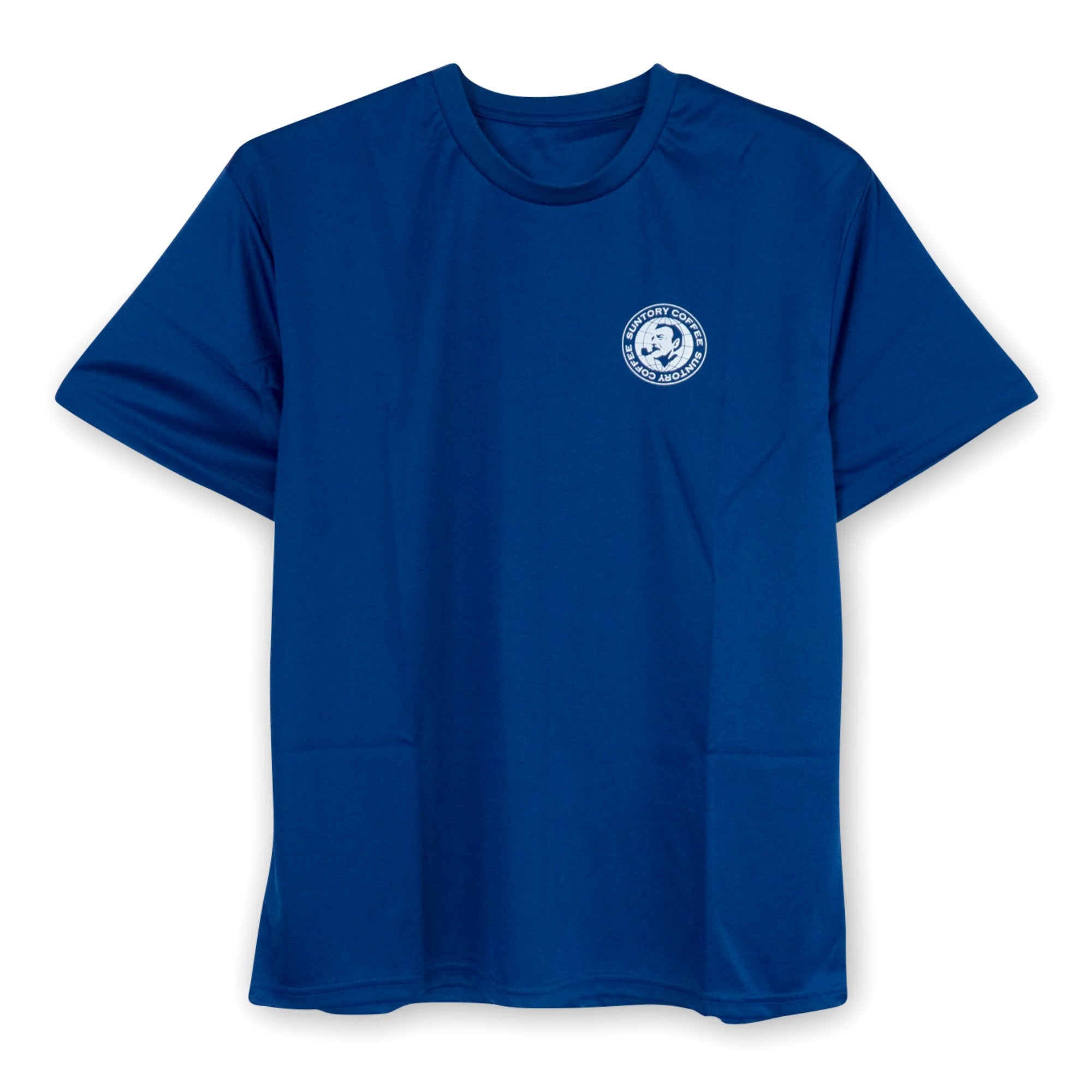 Promotional Japan Suntory Boss Coffee Active Sportswear Shirt Blue - Sugoi JDM