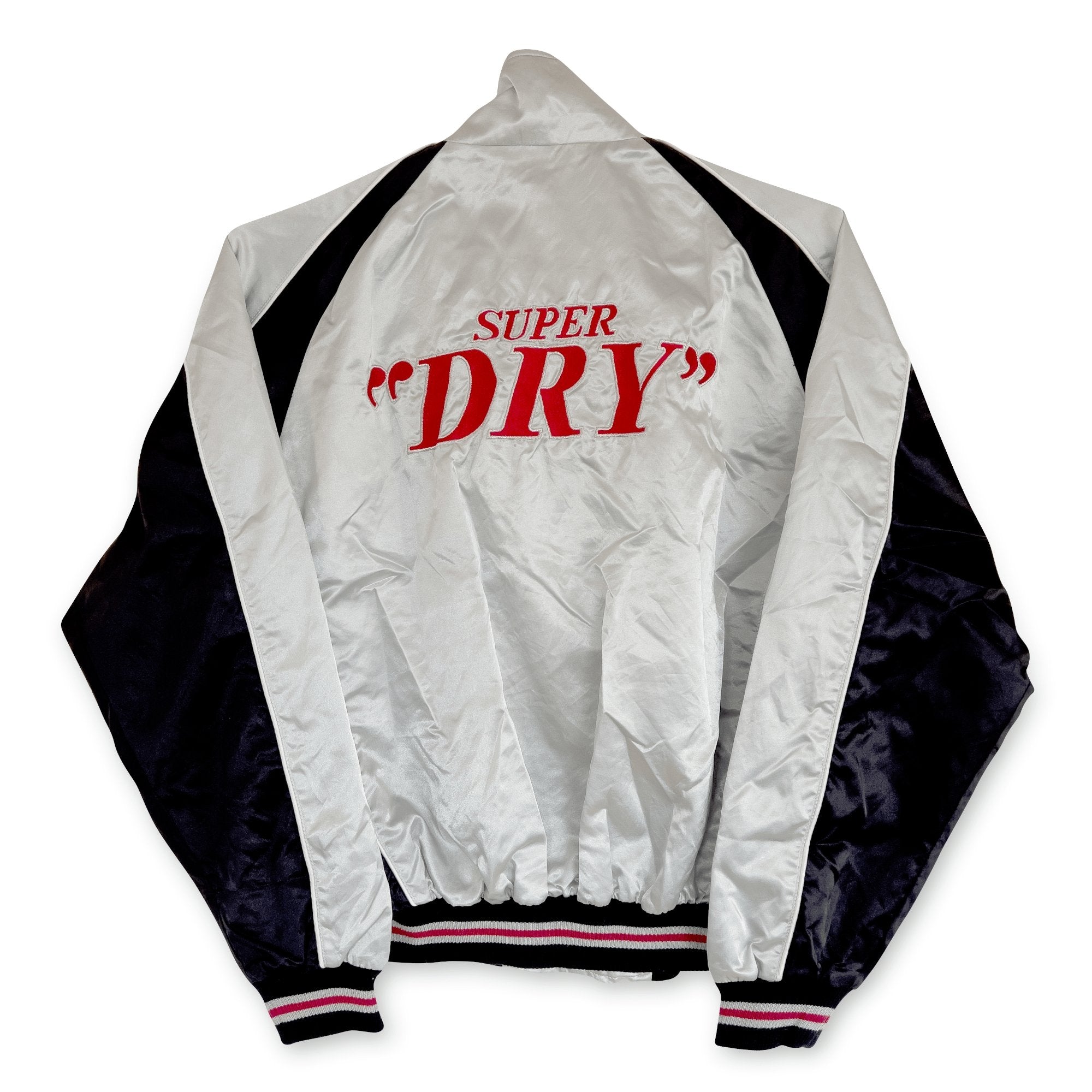 Promotional Limited Retro Japan Asahi Super Dry Stadium Bomber Jacket - Sugoi JDM