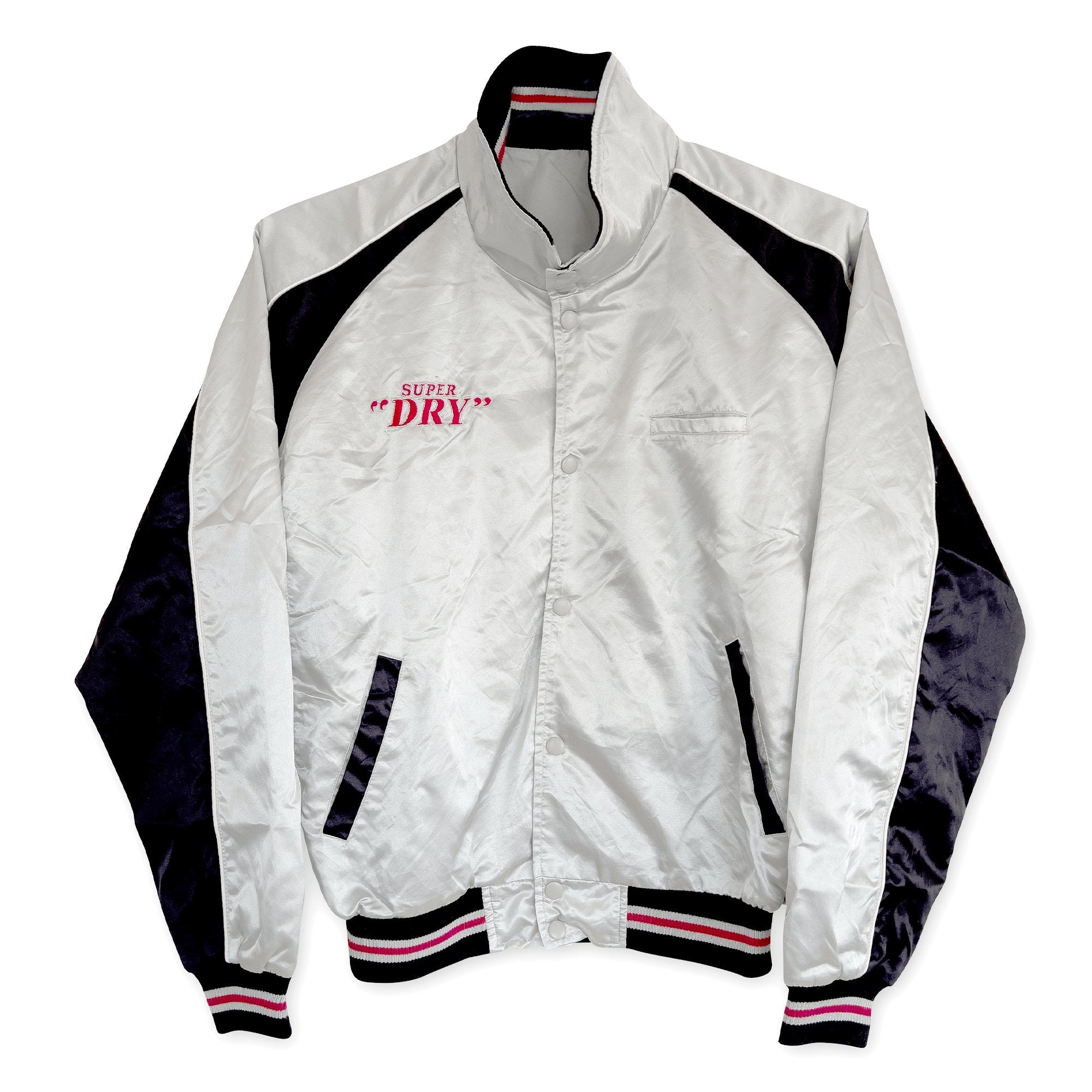 Promotional Limited Retro Japan Asahi Super Dry Stadium Bomber Jacket - Sugoi JDM