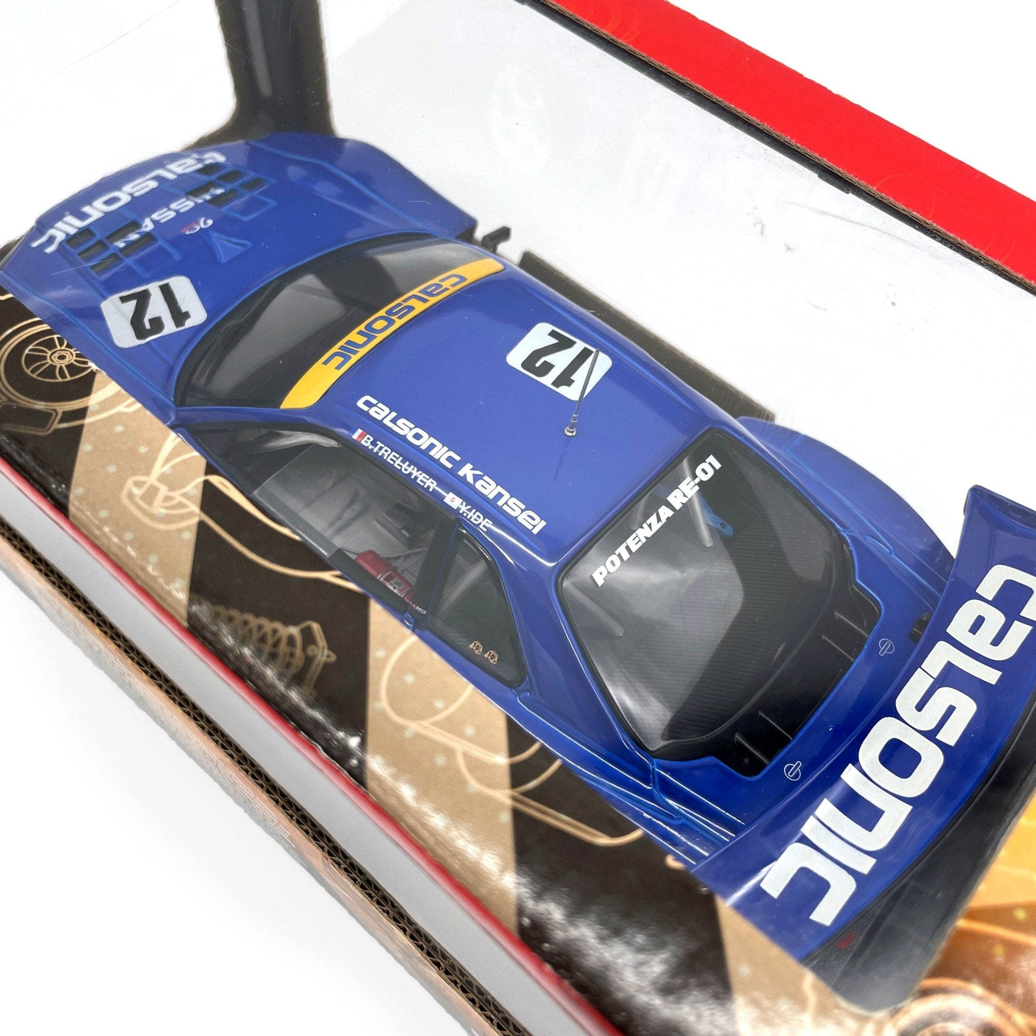 Rare Muscle Machines Japan GT Car Calsonic Nissan Skyline BNR34 Diecast 1:24 - Sugoi JDM