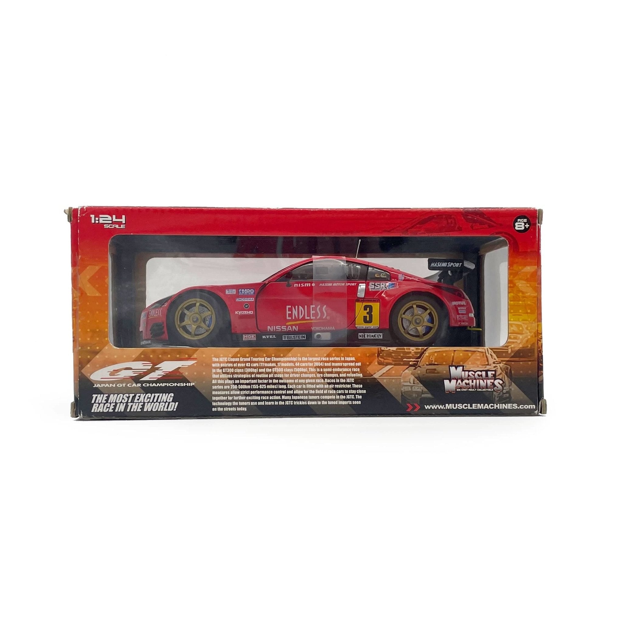 Rare Muscle Machines Japan GT Car Hasemisport Endless Z Diecast 1:24 - Sugoi JDM