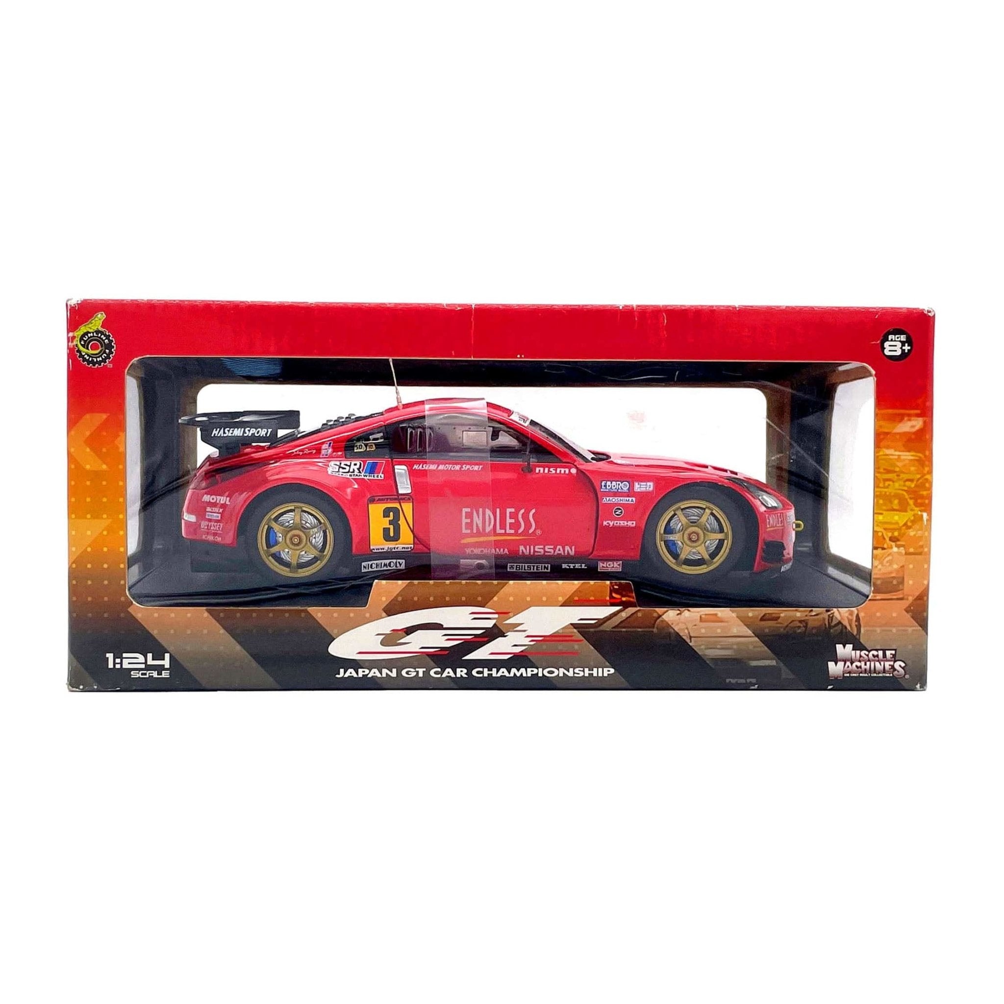 Rare Muscle Machines Japan GT Car Hasemisport Endless Z Diecast 1:24 - Sugoi JDM