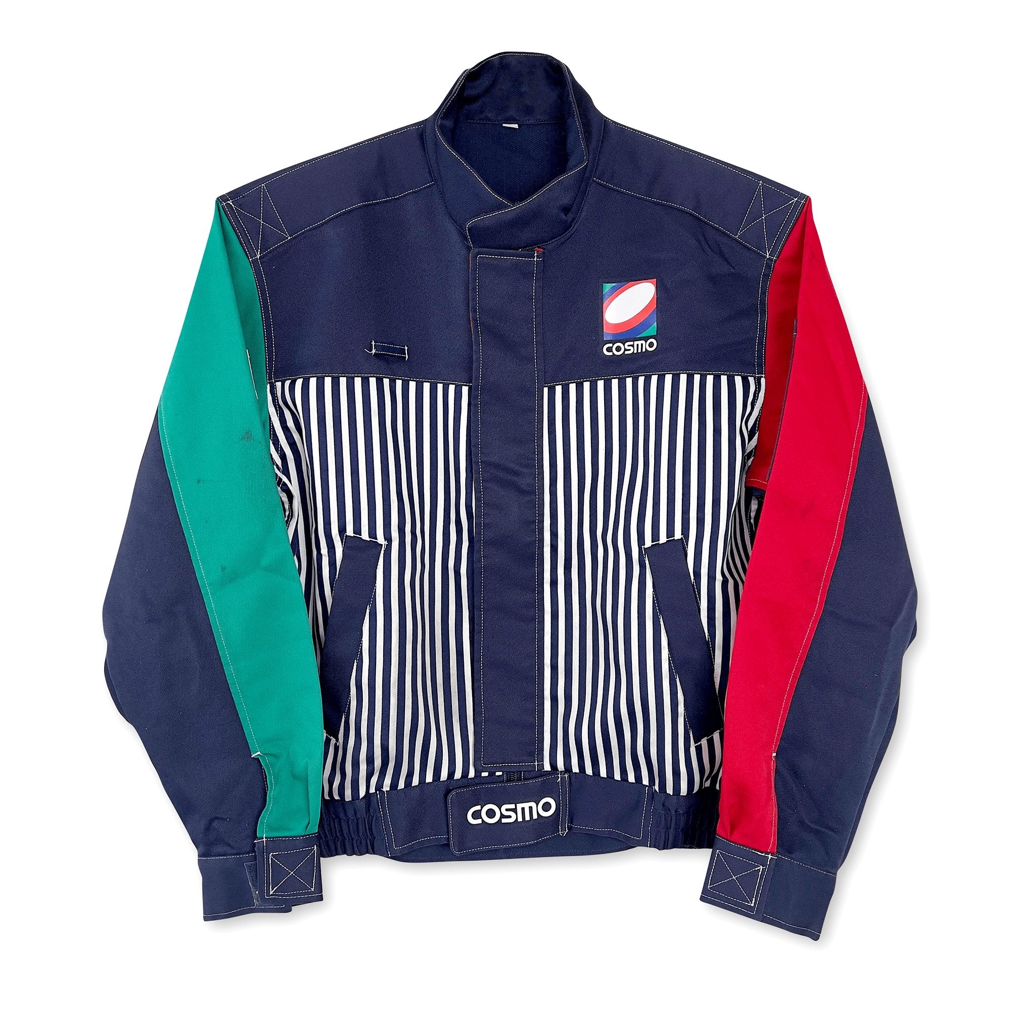 Rare Retro Japan JDM Cosmo Auto Service Staff Jacket And Pants Setup - Sugoi JDM