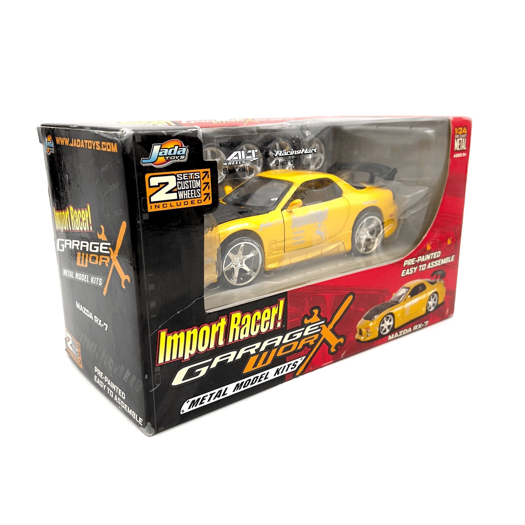 Retro 2003 Jada Toys Import Racer Garage Worx Mazda RX-7 FD3S Diecast Car 1:24 - Sugoi JDM