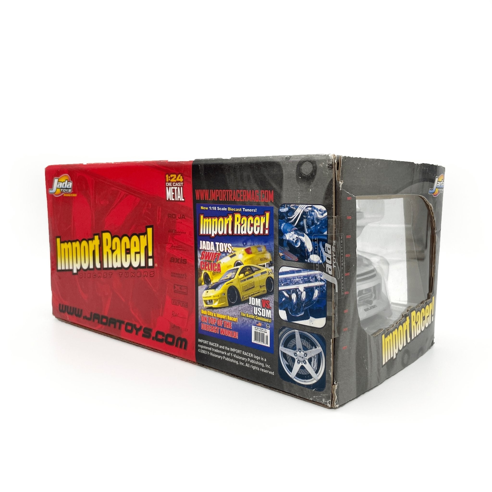 Retro 2003 Jada Toys Import Racer Veilside Mitsubishi Lancer Evolution VI Diecast Car 1:24 - Sugoi JDM