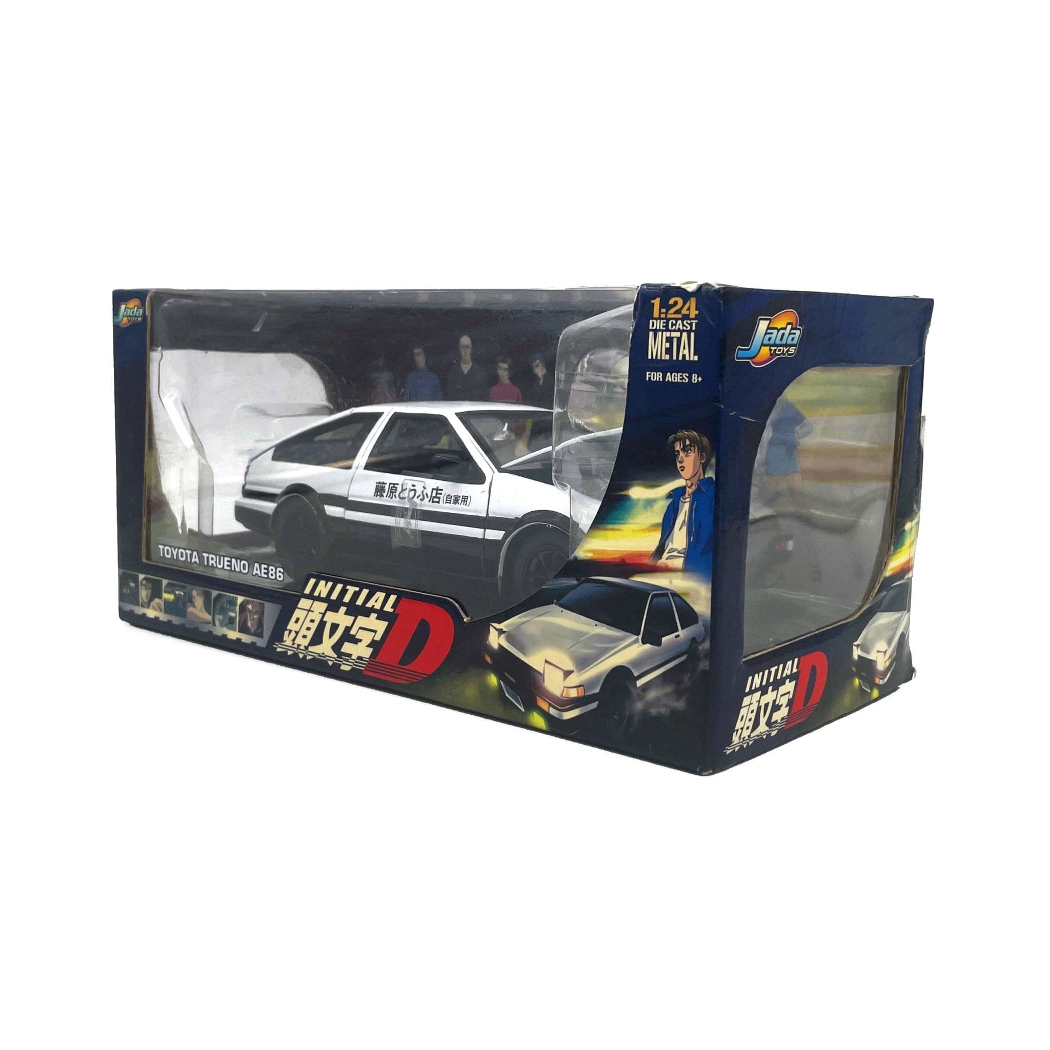Retro 2004 Jada Toys Initial D Diecast Metal Toyota Trueno AE86 1:24 - Sugoi JDM