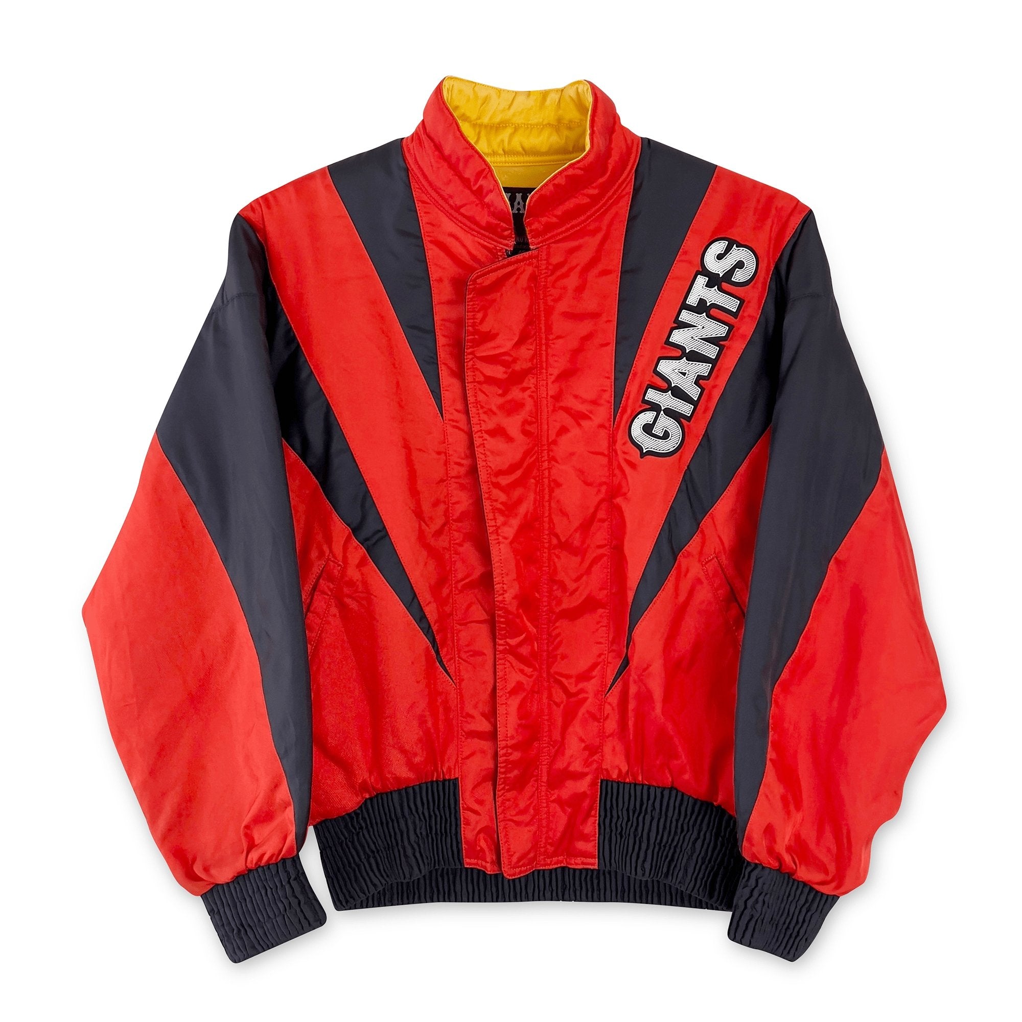 Retro Asics Japan NPB Tokyo Yomiuri Giants Baseball Junko Koshino Design Jacket - Sugoi JDM