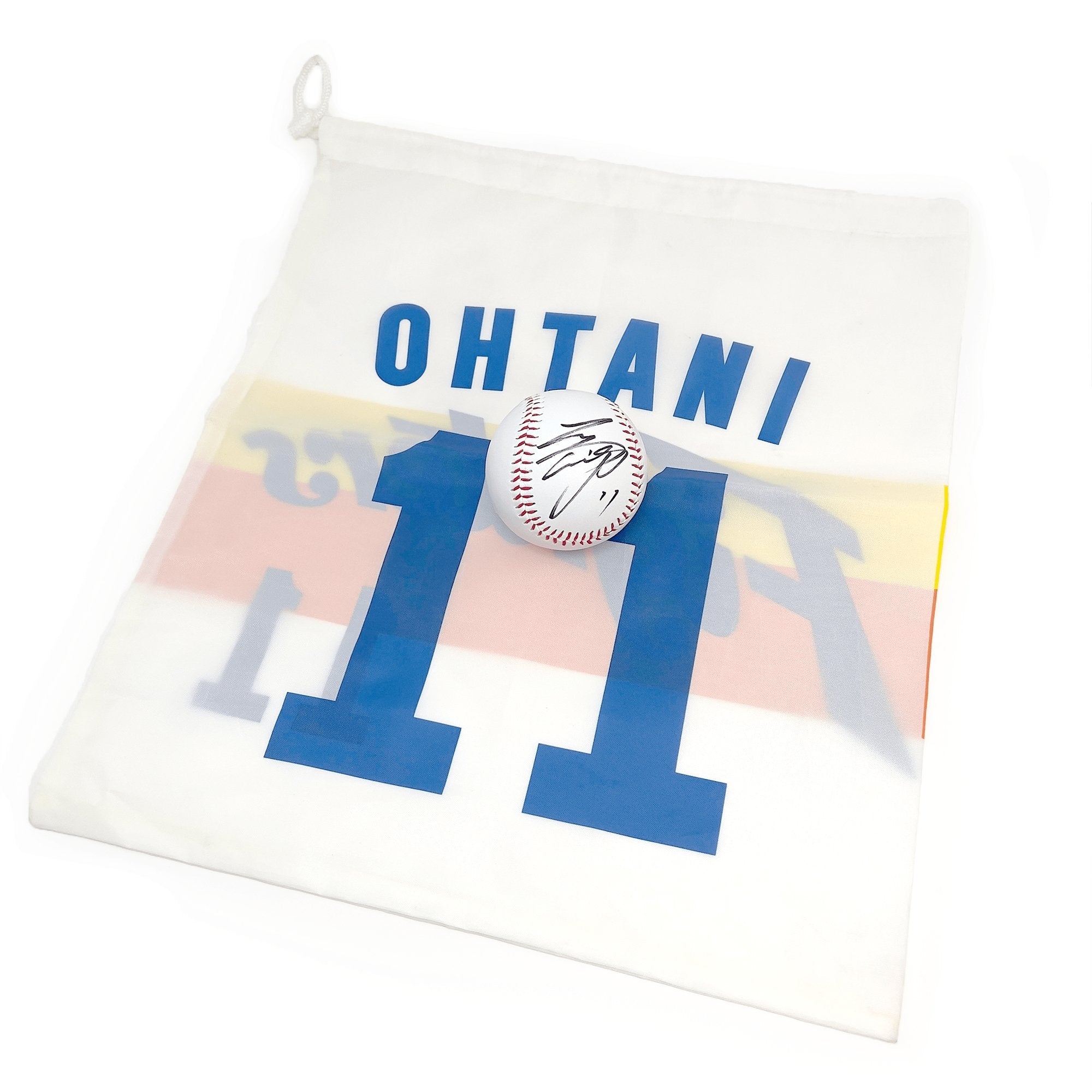 Retro Autographed Signed Nippon Ham Fighters Shohei Ohtani Baseball + Bag Set - Sugoi JDM