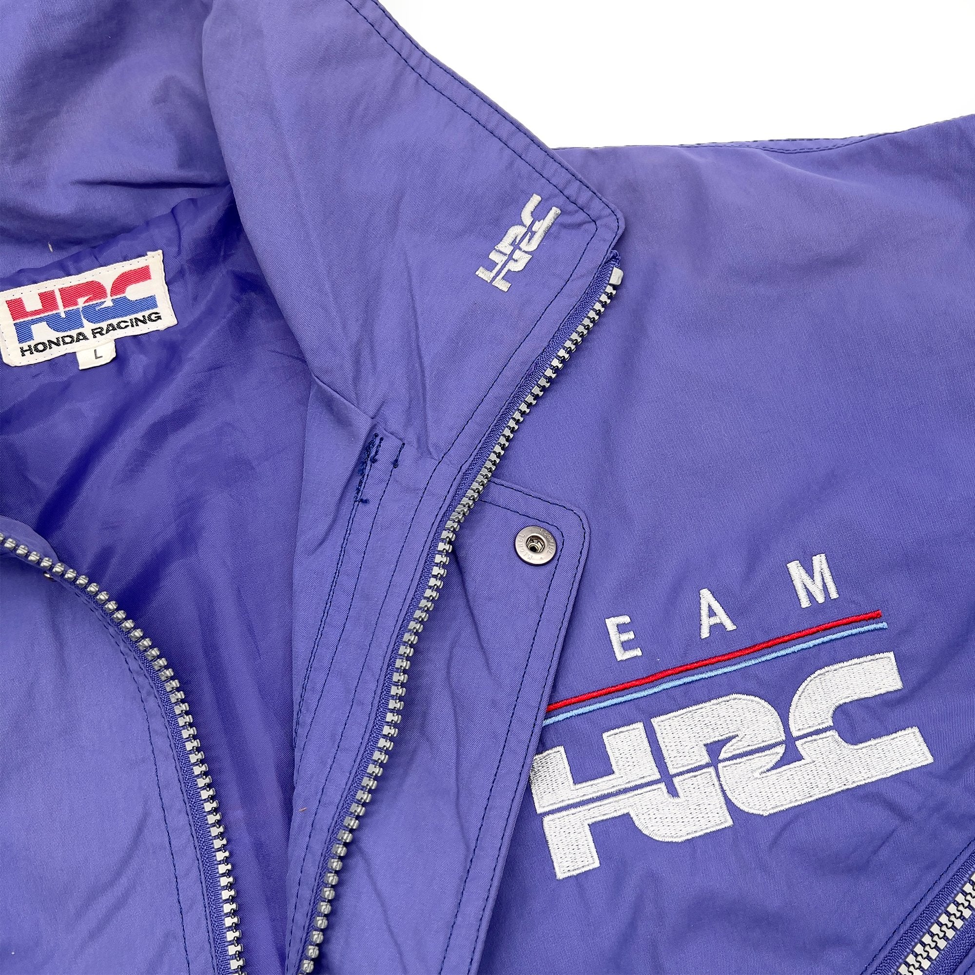 Retro Genuine JDM Japan Honda International Racing Team Jacket Purple - Sugoi JDM