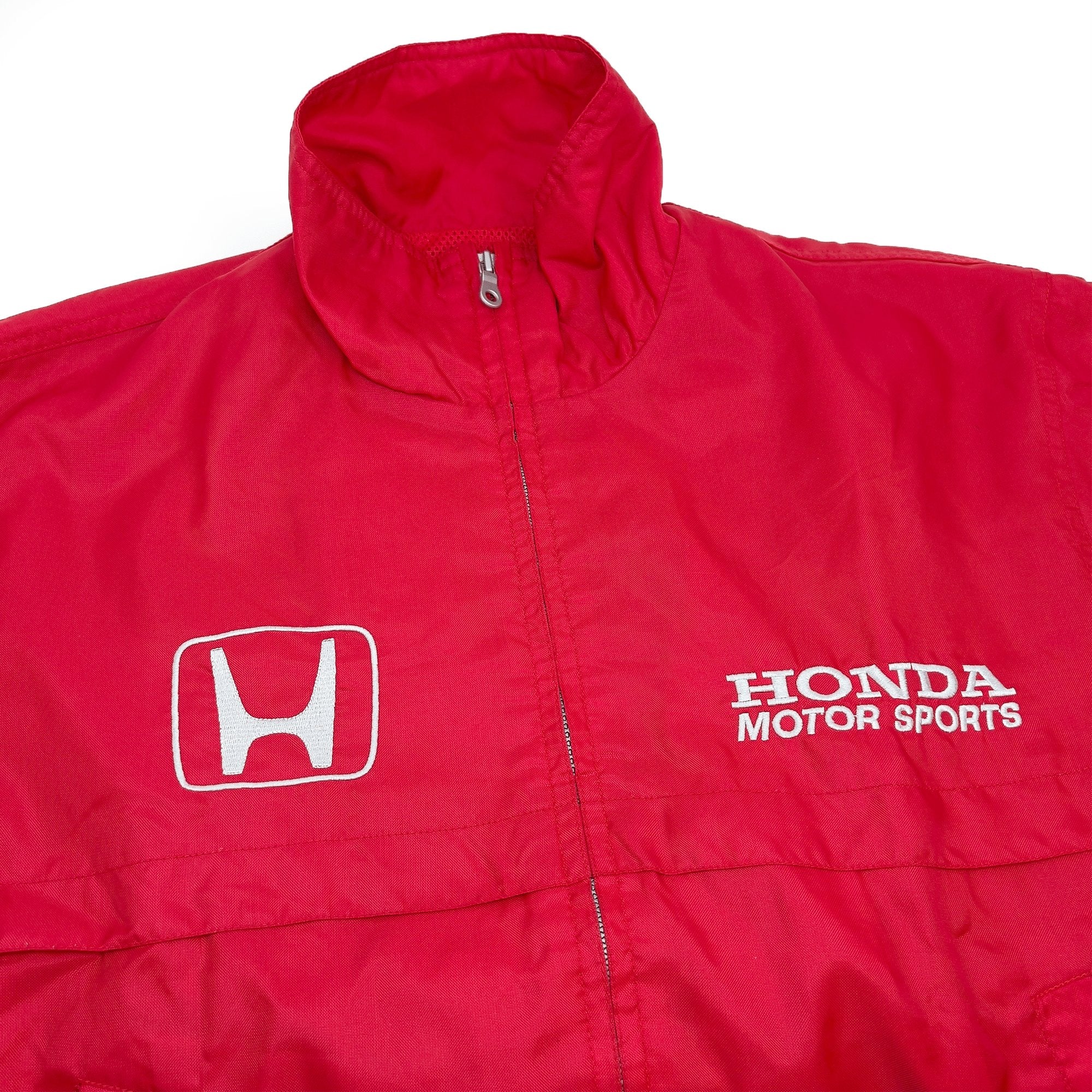 Retro Genuine JDM Japan Honda Motor Sports Racing Team Jacket Red - Sugoi JDM