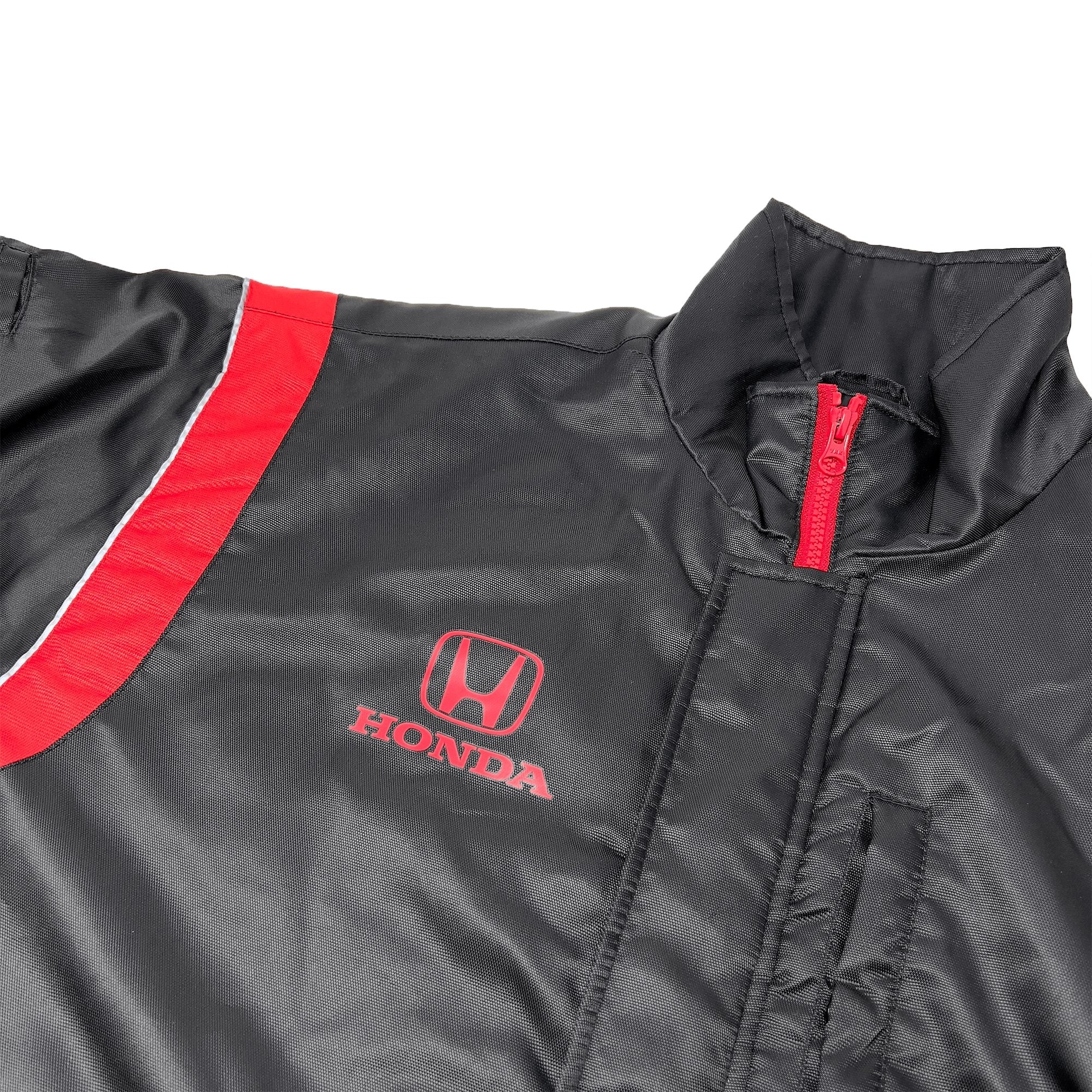 Retro Genuine JDM Japan Honda Motors Winter Mechanic Jacket Black - Sugoi JDM