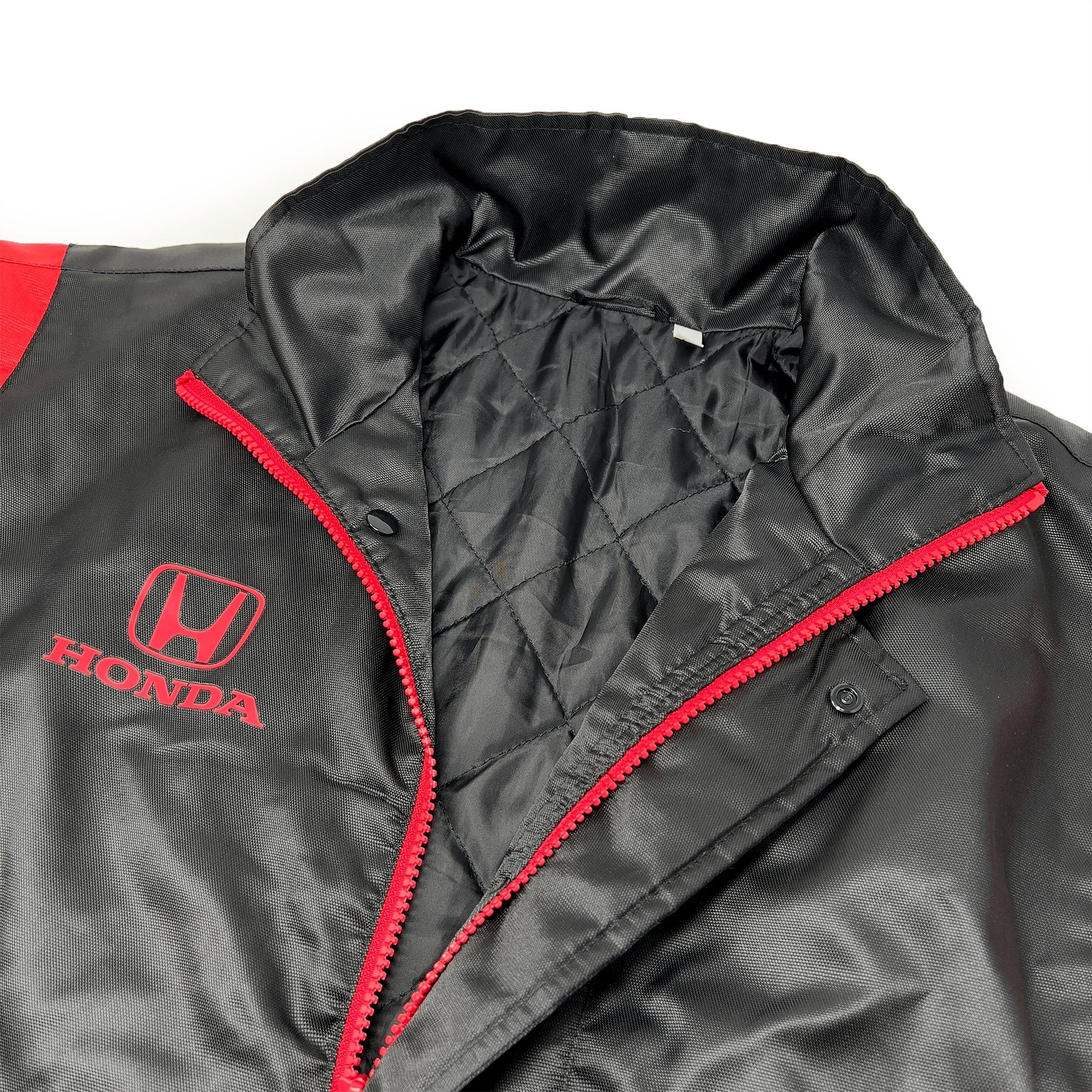 Retro Genuine JDM Japan Honda Motors Winter Mechanic Jacket Black - Sugoi JDM