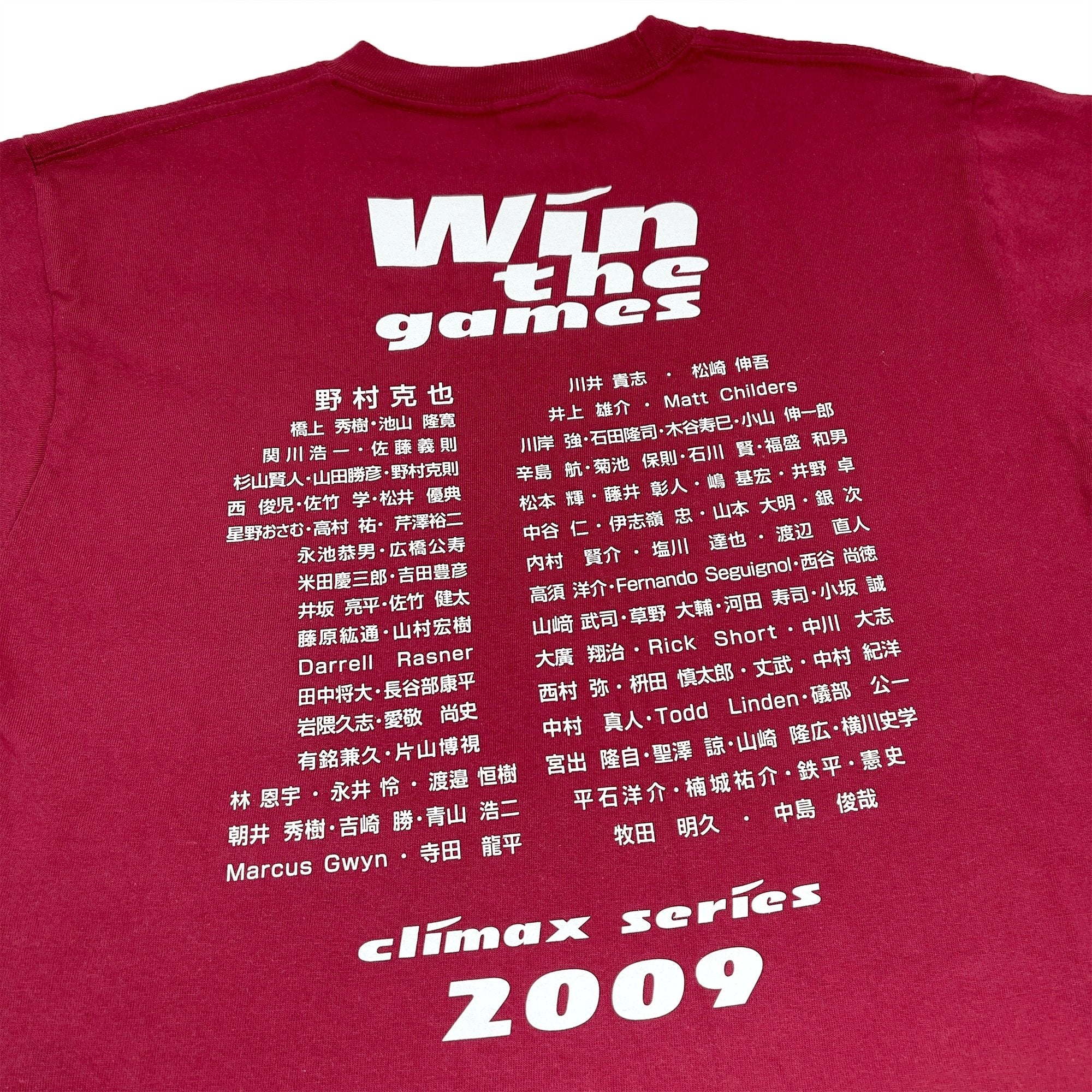 Retro Japan Baseball Tohoku Rakuten Eagles Win The Games T-Shirt 2009 - Sugoi JDM