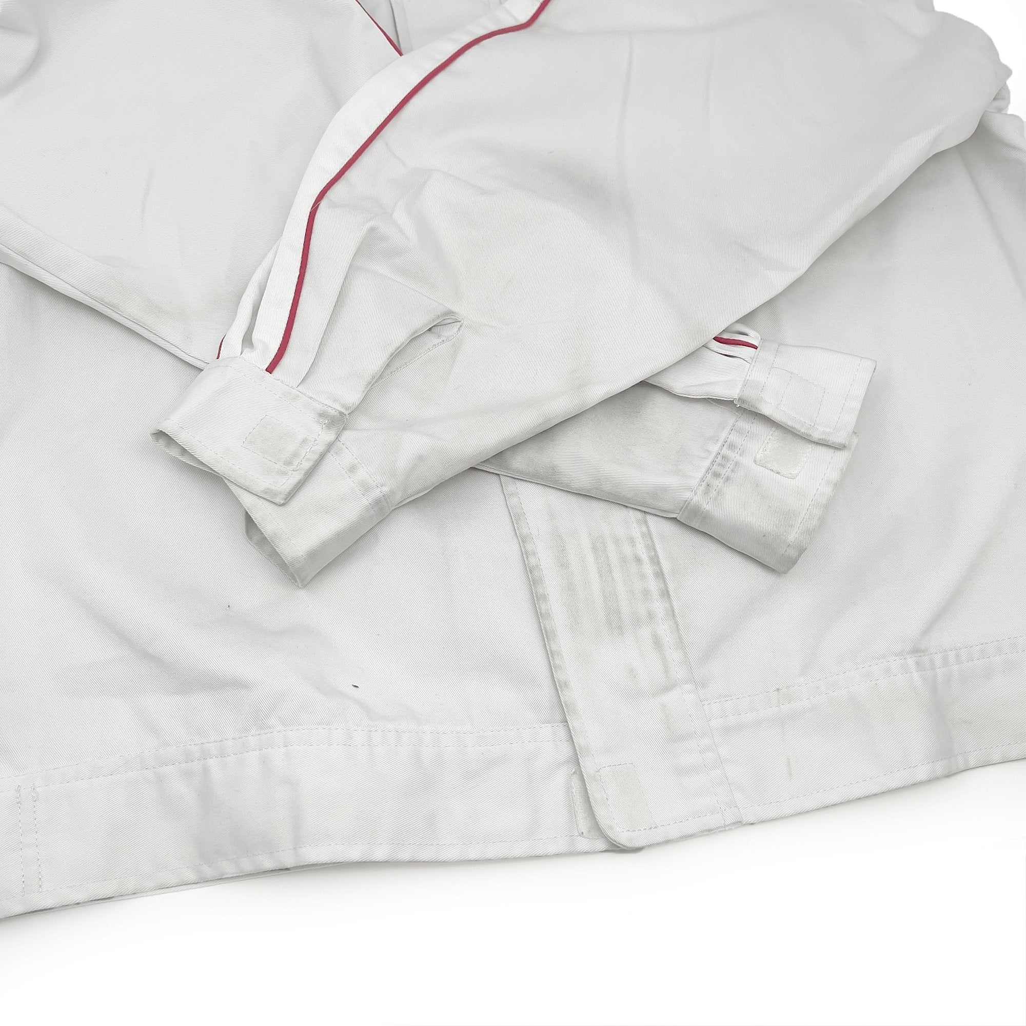 Retro Japan JDM Hino Motors Staff Uniform Jacket Light Grey - Sugoi JDM