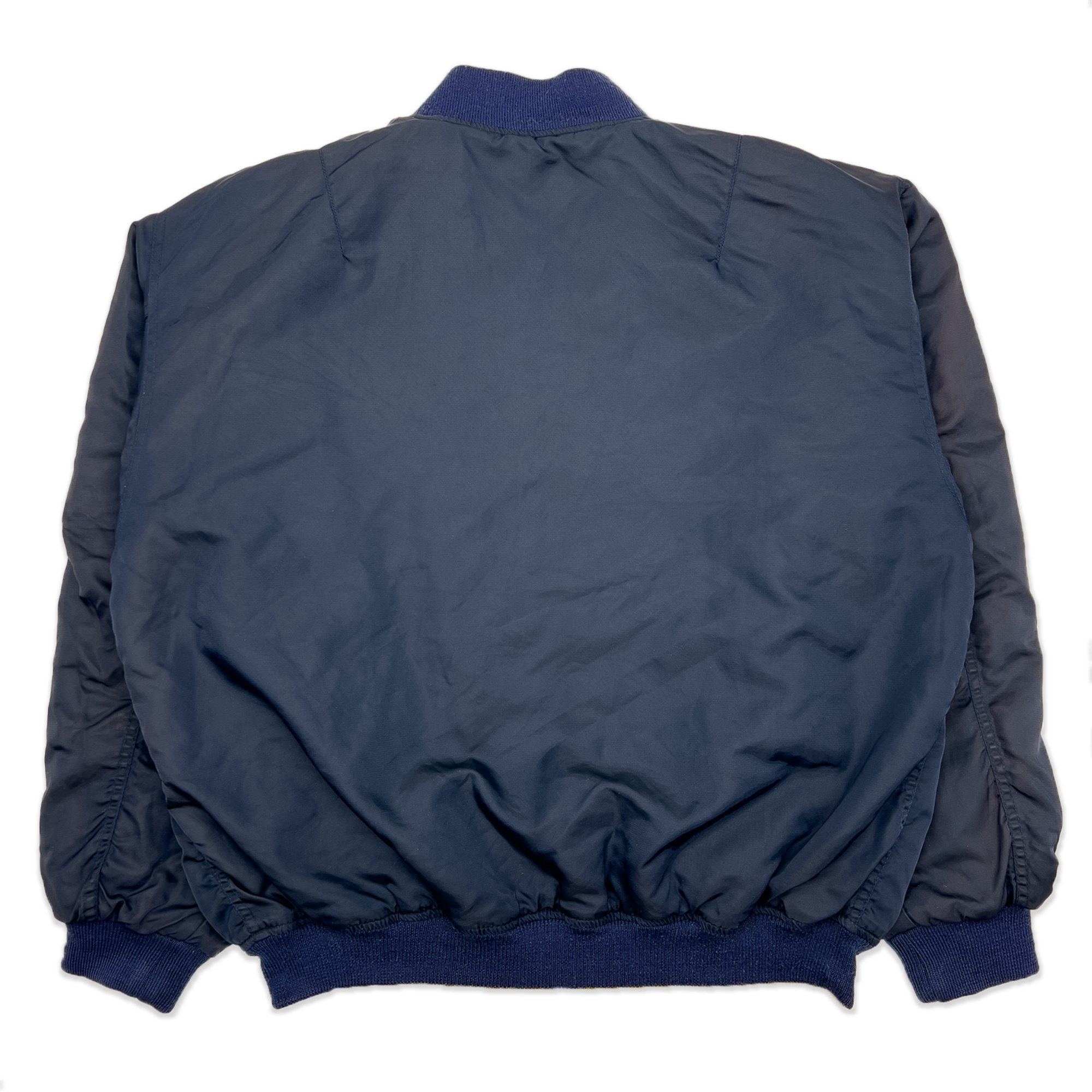 Retro Japan JDM Suntory Boss Coffee 7 Seven Baseball Varsity Jacket - Sugoi JDM