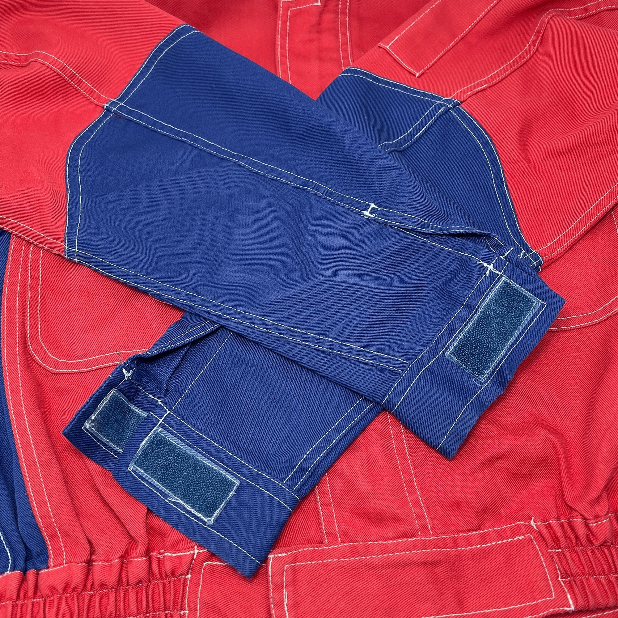 Retro Japan JDM Toyota Corolla Tecno Mechanics Uniform Jacket Red - Sugoi JDM