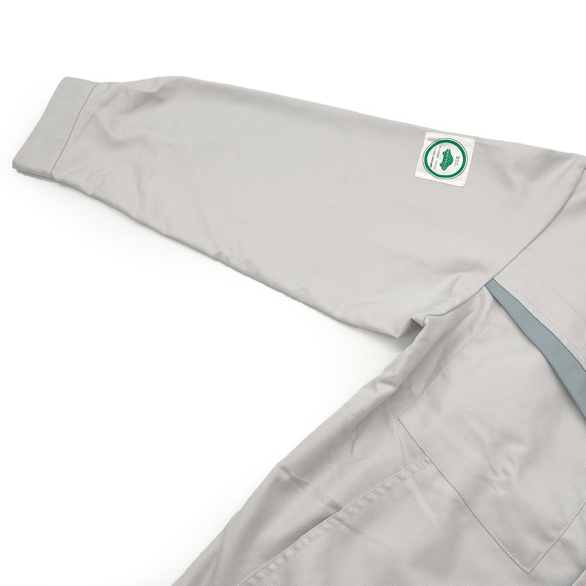 Retro Japan JDM Toyota Motors Staff Uniform Jacket Light Grey - Sugoi JDM