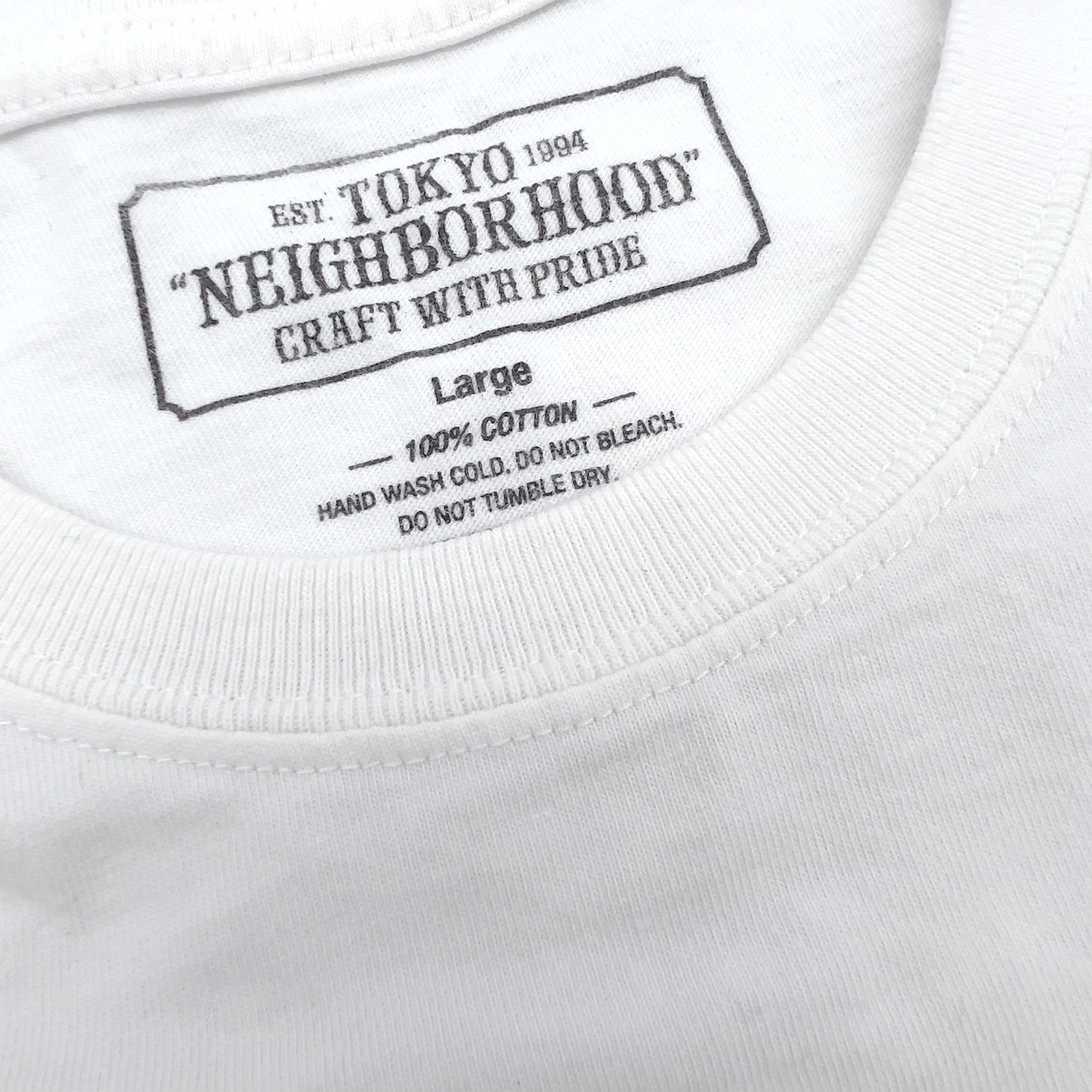 Retro Japan Neighborhood NBHD Filth And Fury Velvet Logo T-Shirt - Sugoi JDM