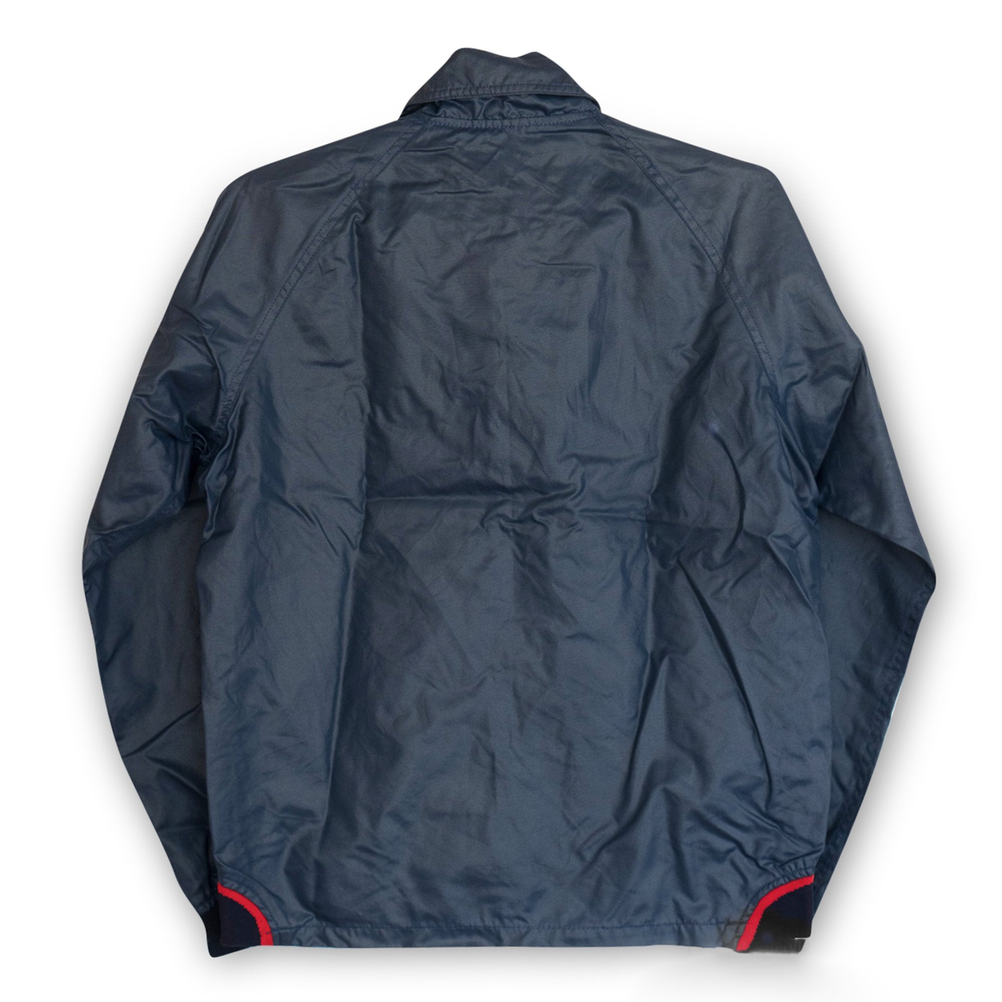 Retro Japan Showa Era JDM Hino Toyota Motors Staff Coaches Jacket Blue - Sugoi JDM