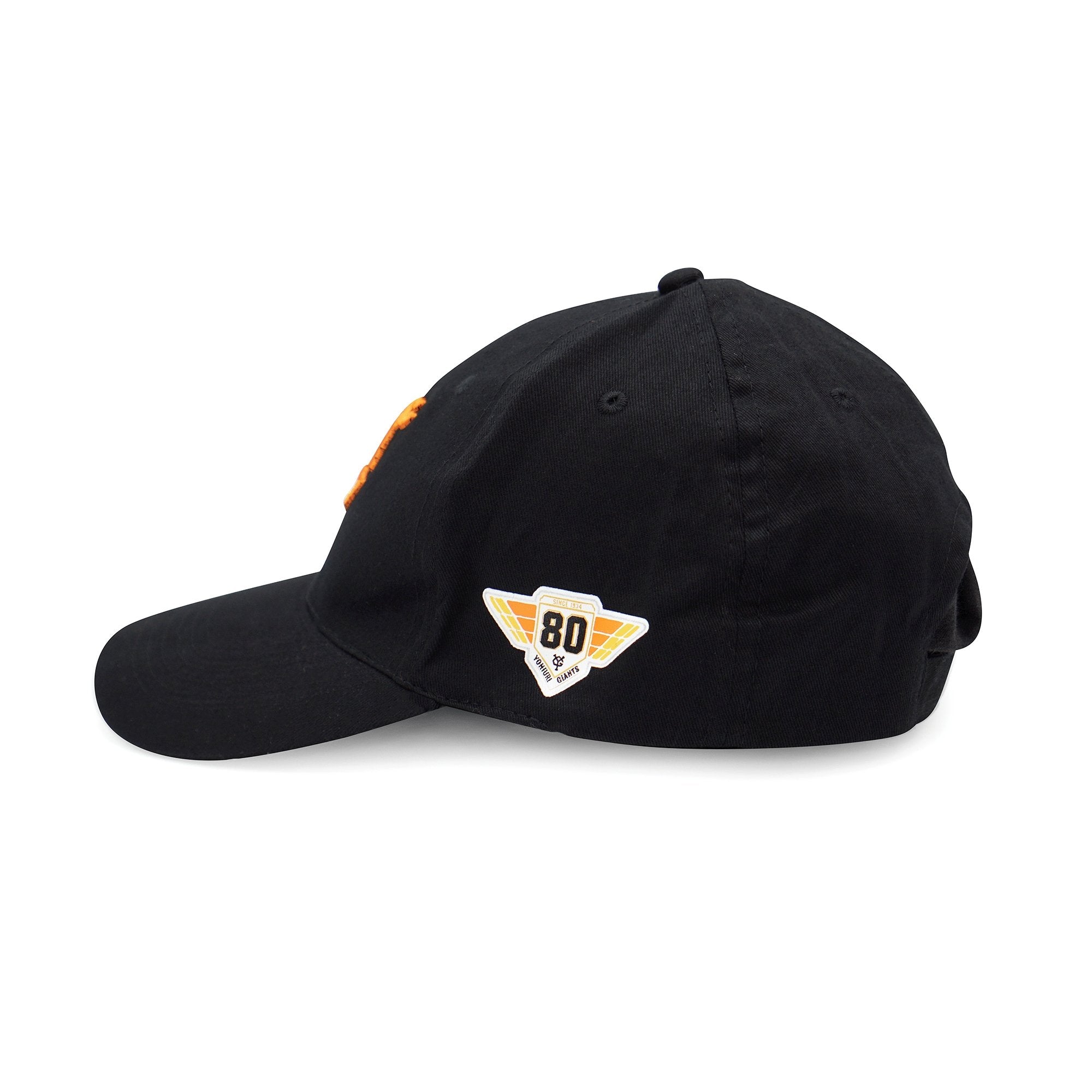 Retro Japan Tokyo Yomiuri Giants 80th Anniversary Promotional Hat Cap Black - Sugoi JDM