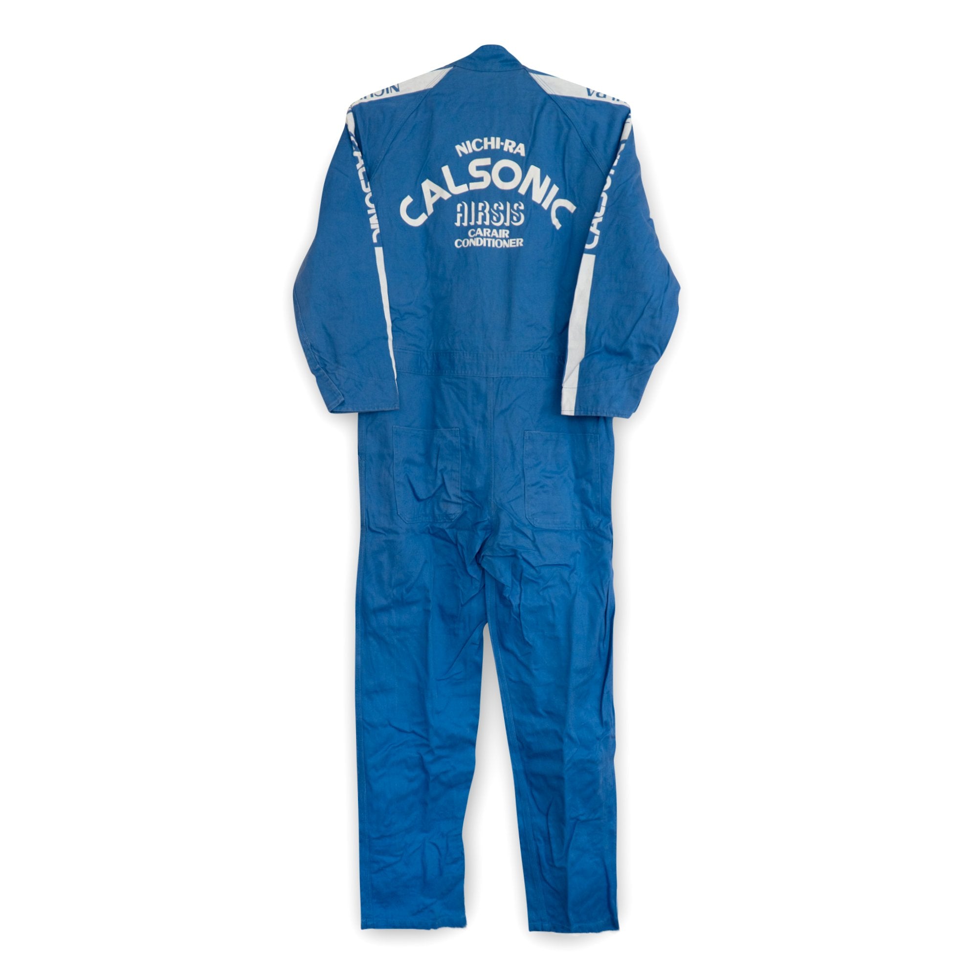 Retro JDM 80's Nichi-Ra Calsonic JGTC Nissan Skyline Racing Tsunagi Coveralls - Sugoi JDM