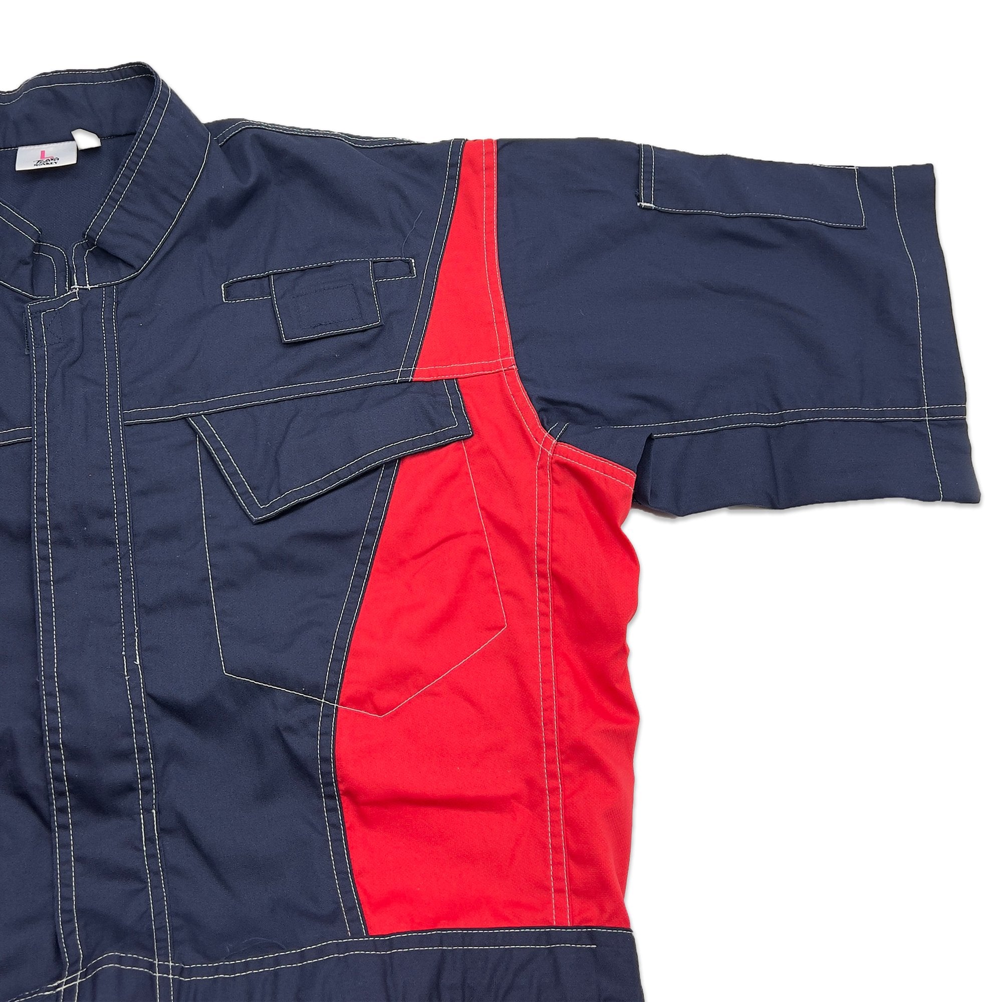 Retro JDM Daihatsu Kei Car Truck Summer Short Sleeve Tsunagi Coveralls - Sugoi JDM