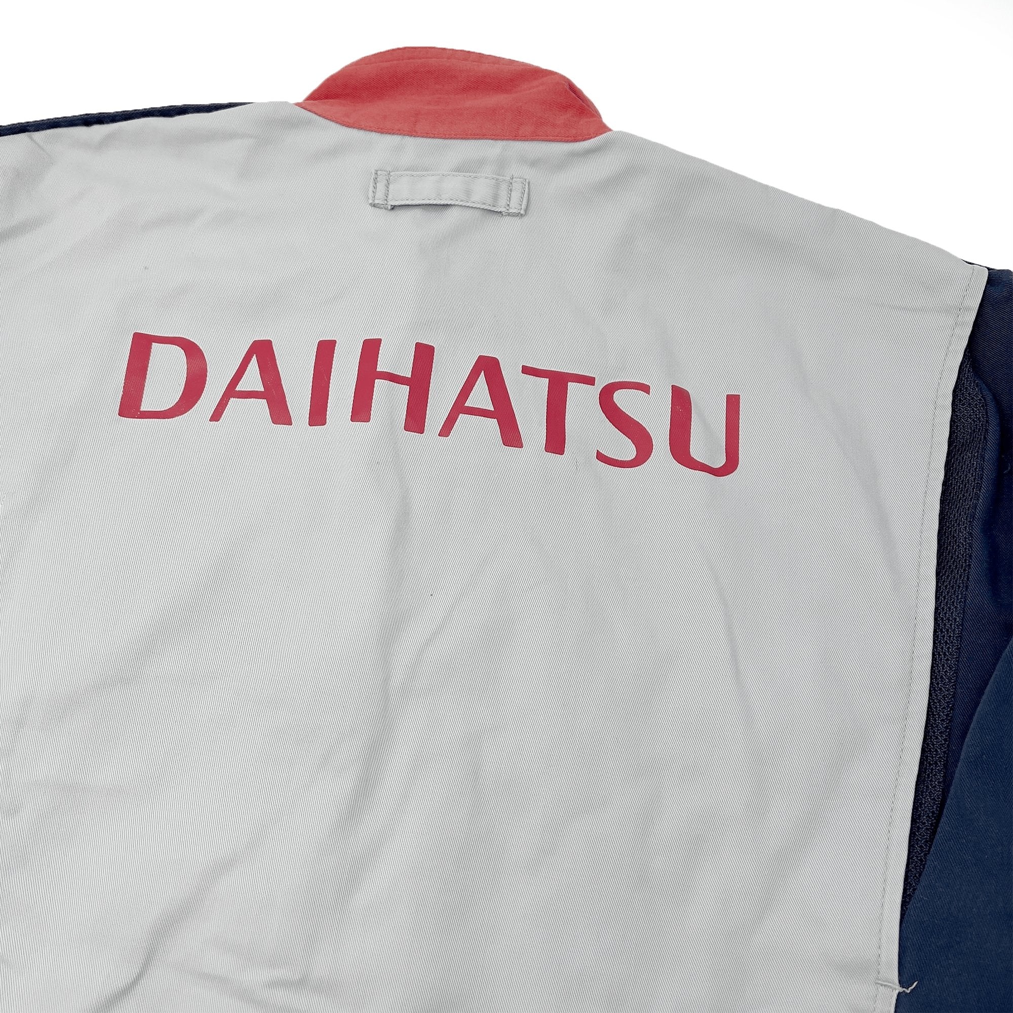 Retro JDM Daihatsu Kei Car Truck Summer Tsunagi Coveralls Short Sleeve Grey - Sugoi JDM