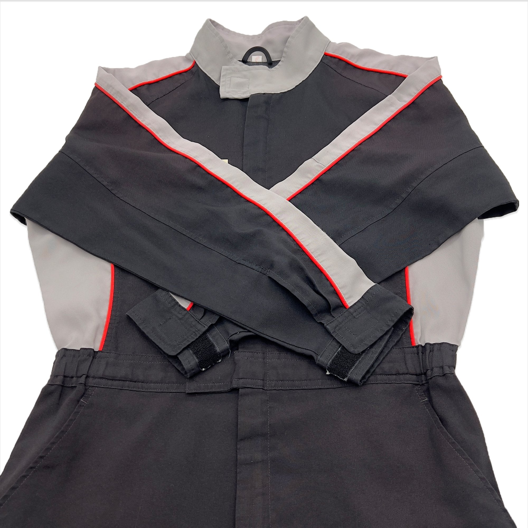 Retro JDM Japan Idemitsu Oil Mechanic Summer Coveralls Tsunagi Black - Sugoi JDM